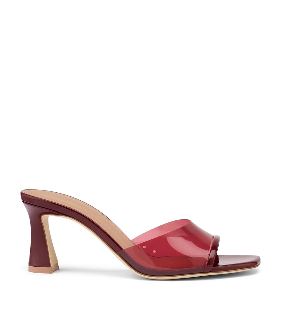 Malone Souliers Patent Leather Roxanne Heeled Mules 70 Rosewood Image 1