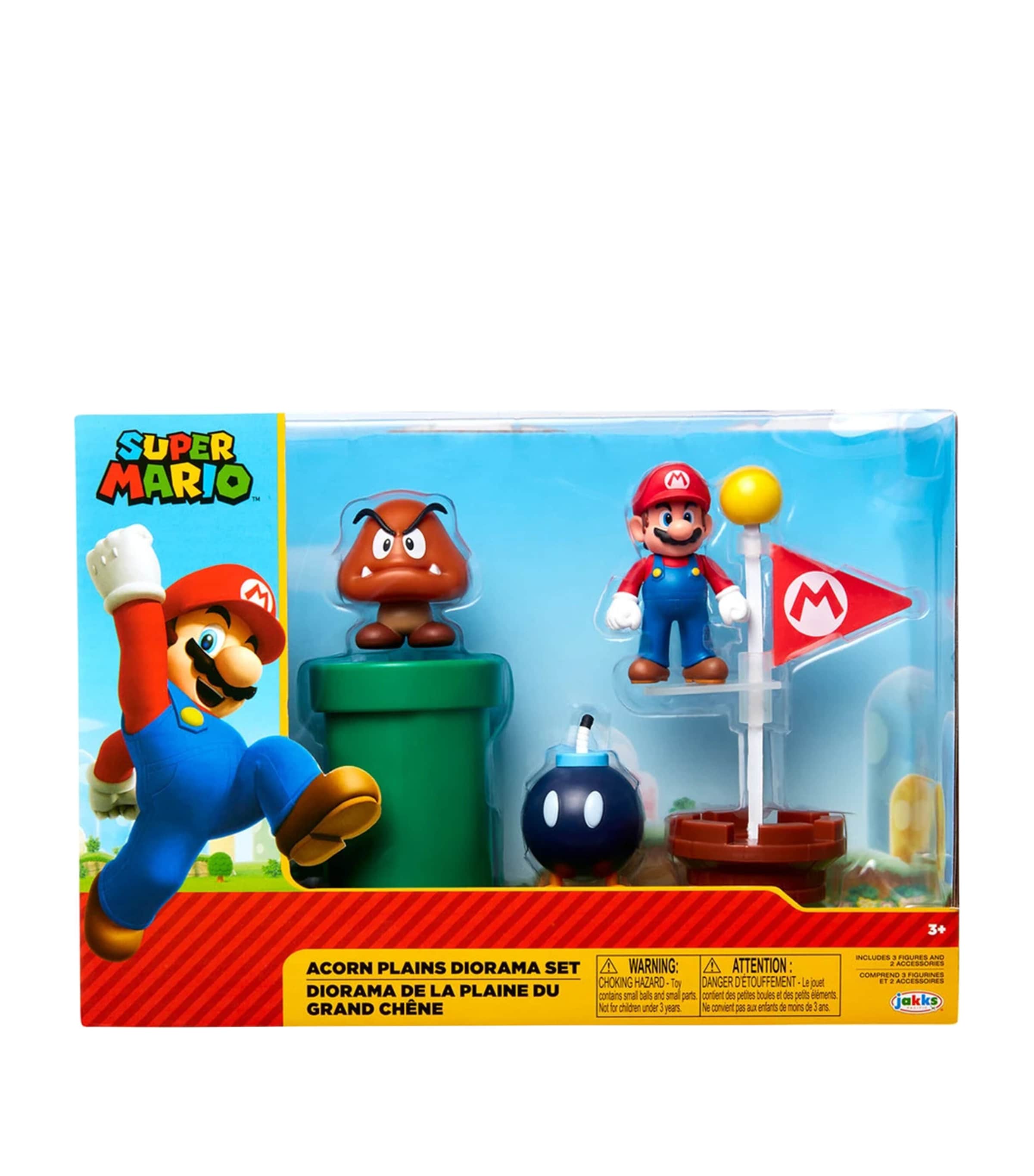 Nintendo Super Mario Airship Diorama Action Figure Playset Image 1