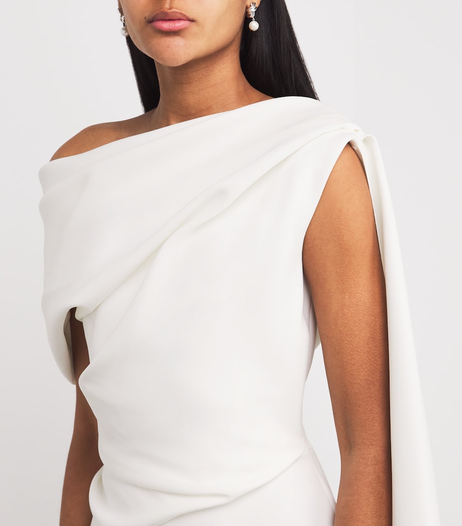 Maite Cape Midi Dress IVORY Image 4