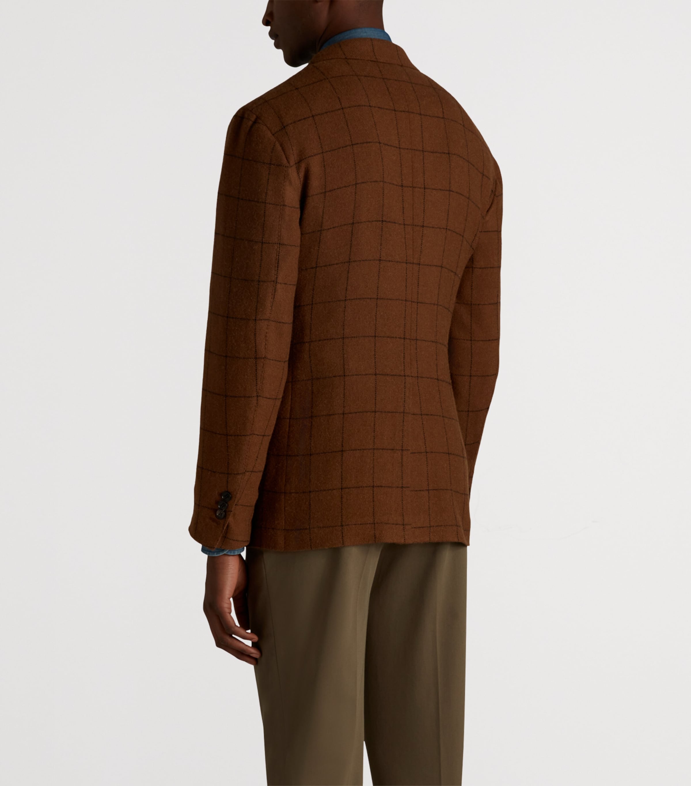 Camel Hair Cavendish Blazer 291DARK CAMEL Image 4