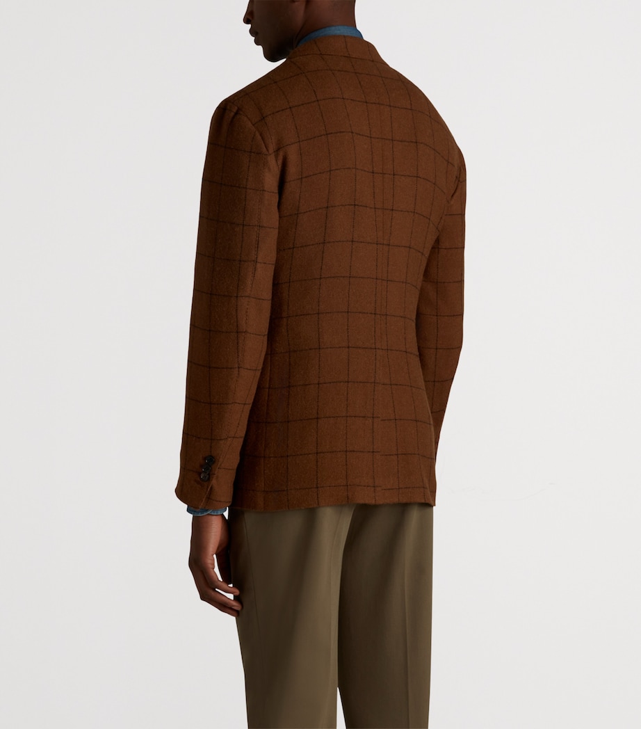 Camel Hair Cavendish Blazer 291DARK CAMEL Image 4