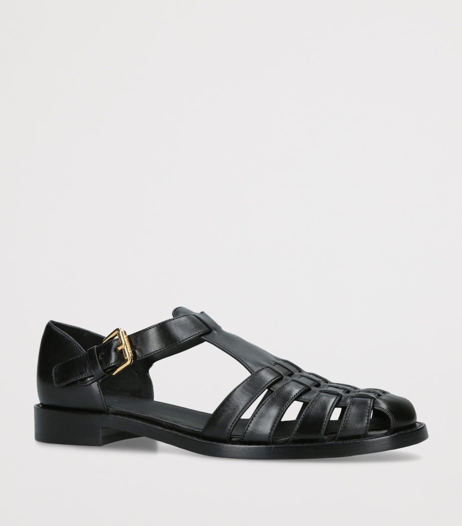 Church's Womens Calfskin Kelsey Sandals Black Image 3