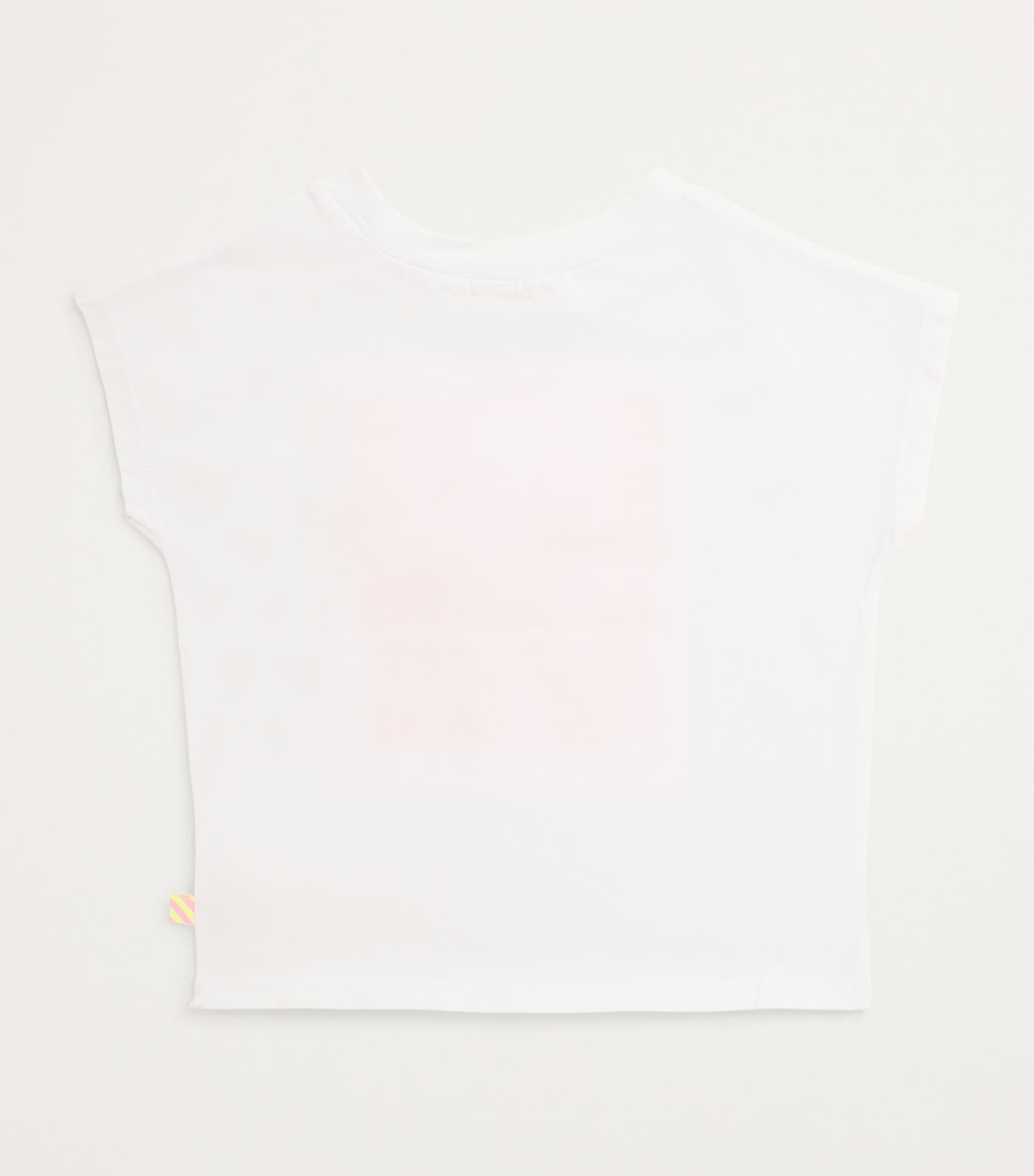 Cotton Embellished Printed T-Shirt (2-12 Years) 10P WHITE Image 2