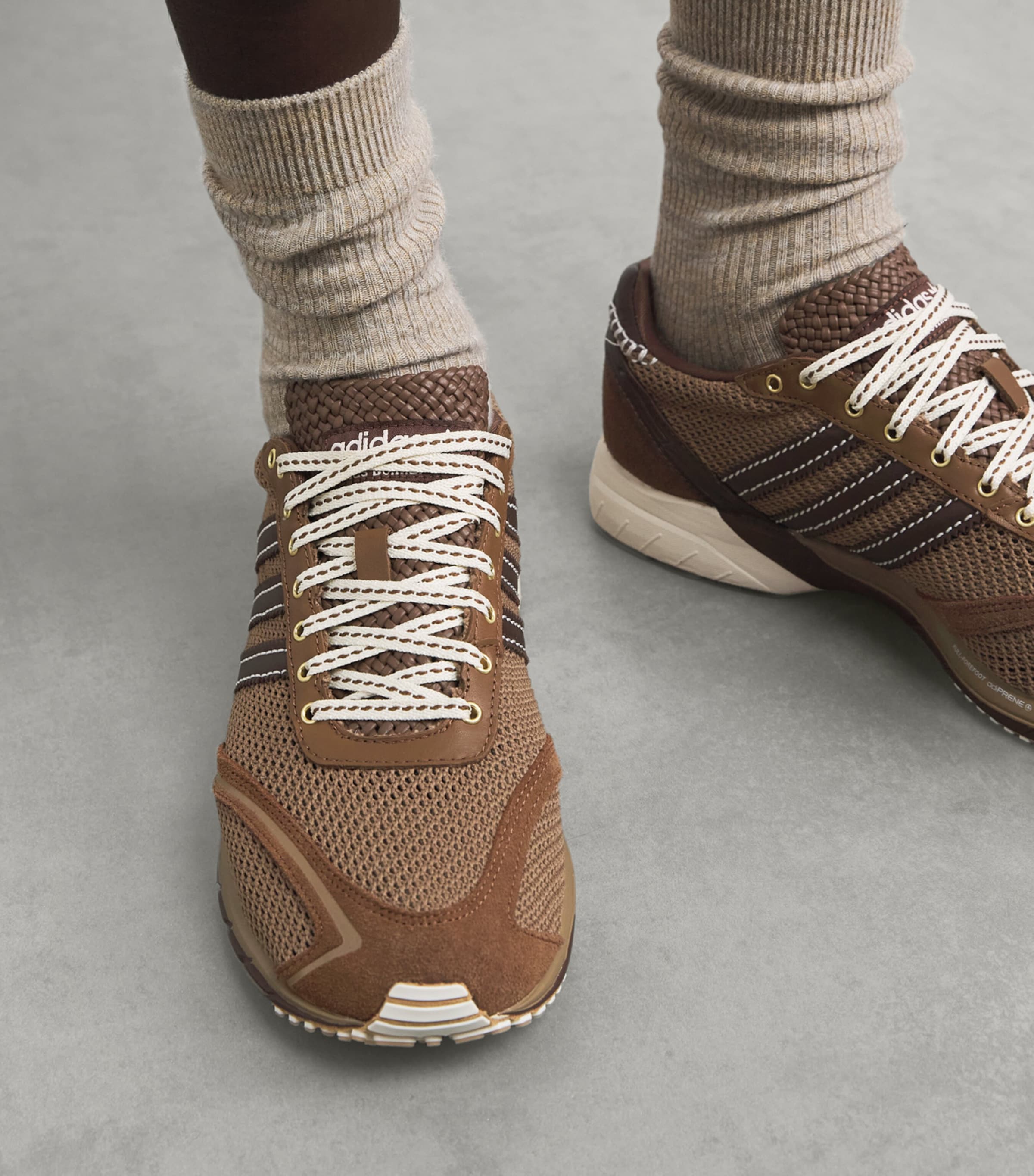 adidas x Wales Bonner Adizero Adios Sneakers Auburn/crewht/wonqua Image 4