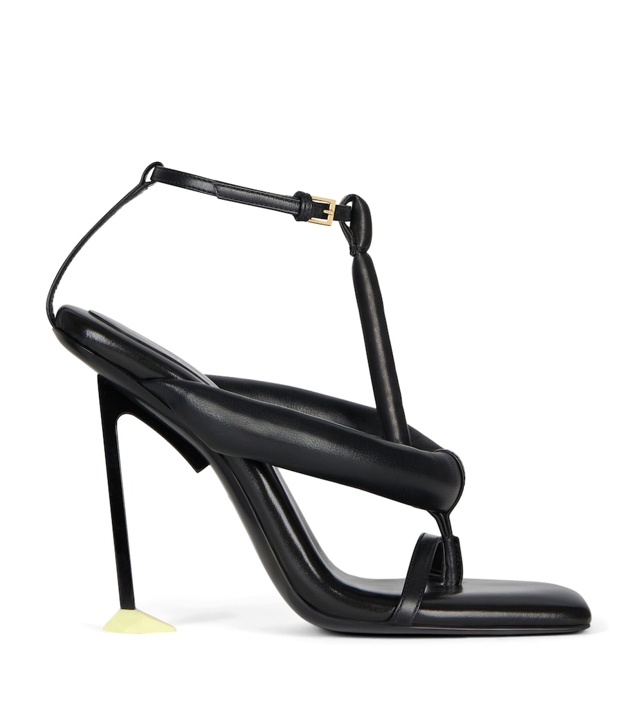 Givenchy Calfskin Boudoir Sandals 95 Black Image 1