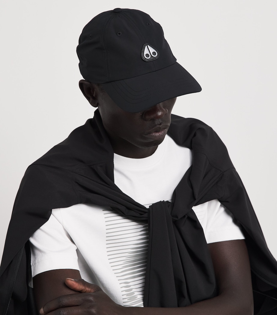 Crescent Logo Baseball Cap 292 BLACK Image 2