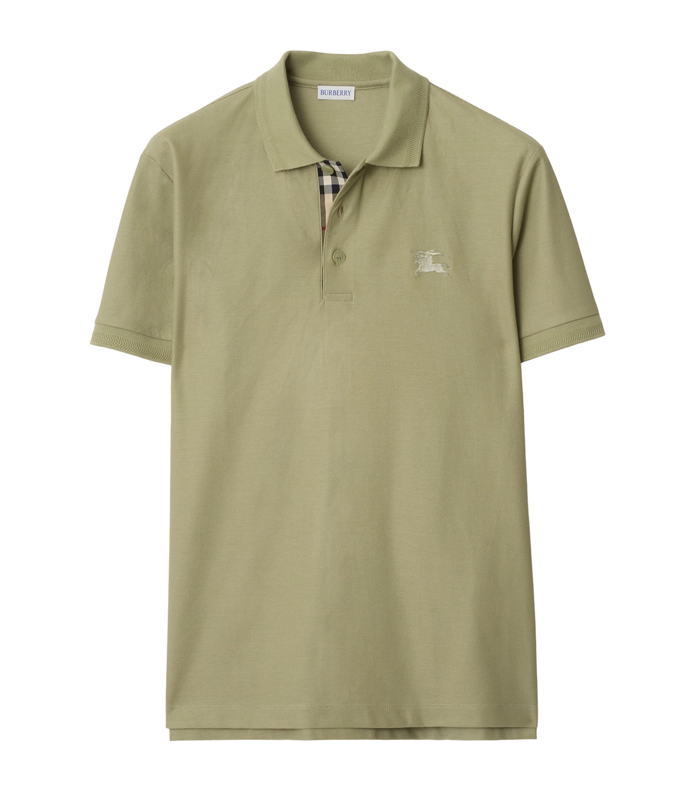 Cotton EKD-Embroidered Polo Shirt GLADE GREEN Image 1