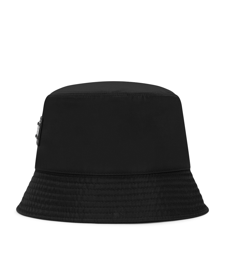 Nylon Essential Bucket Hat N0000-BLACK Image 2