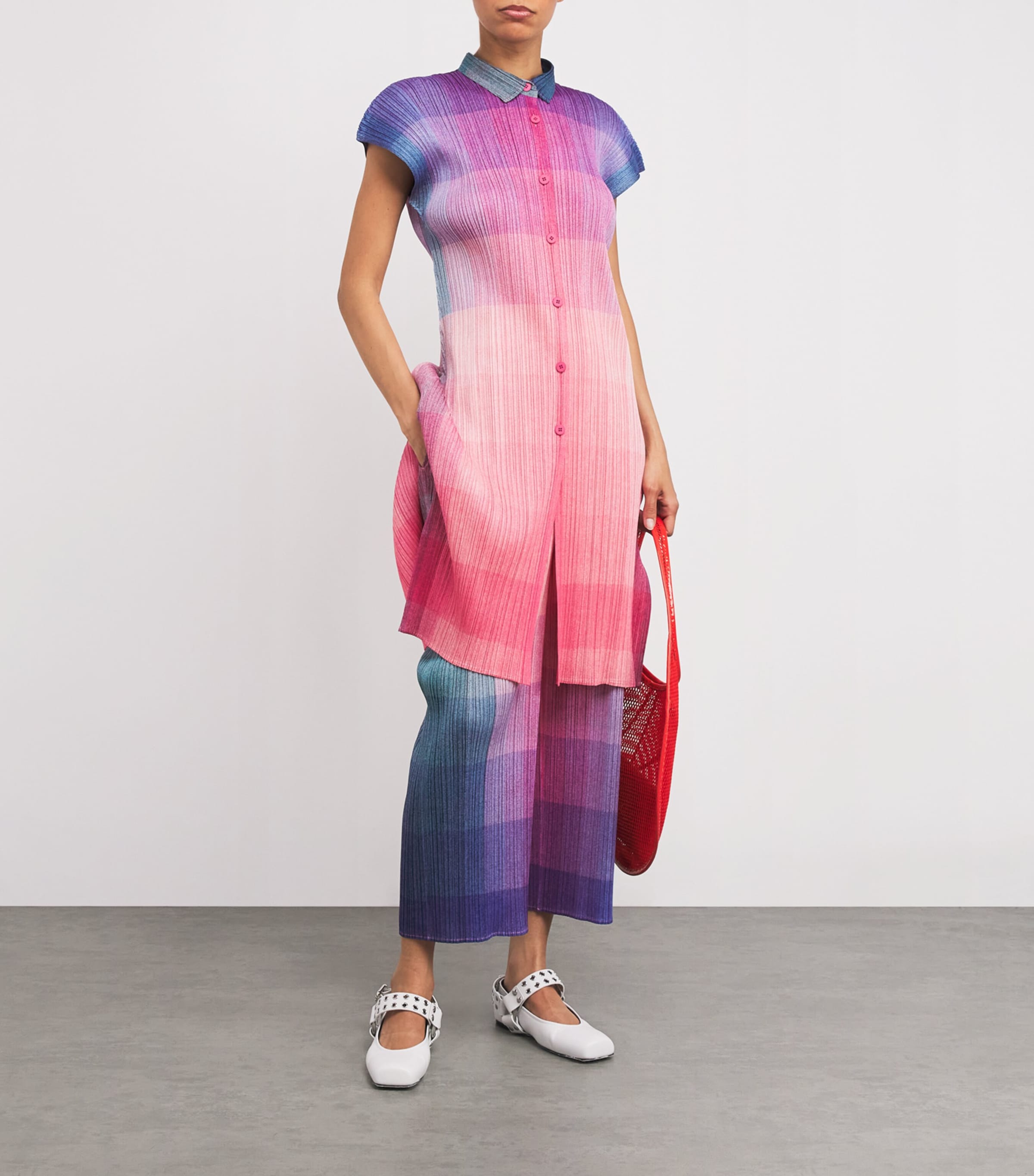 Pleated Photon Straight Trousers 22 Image 2