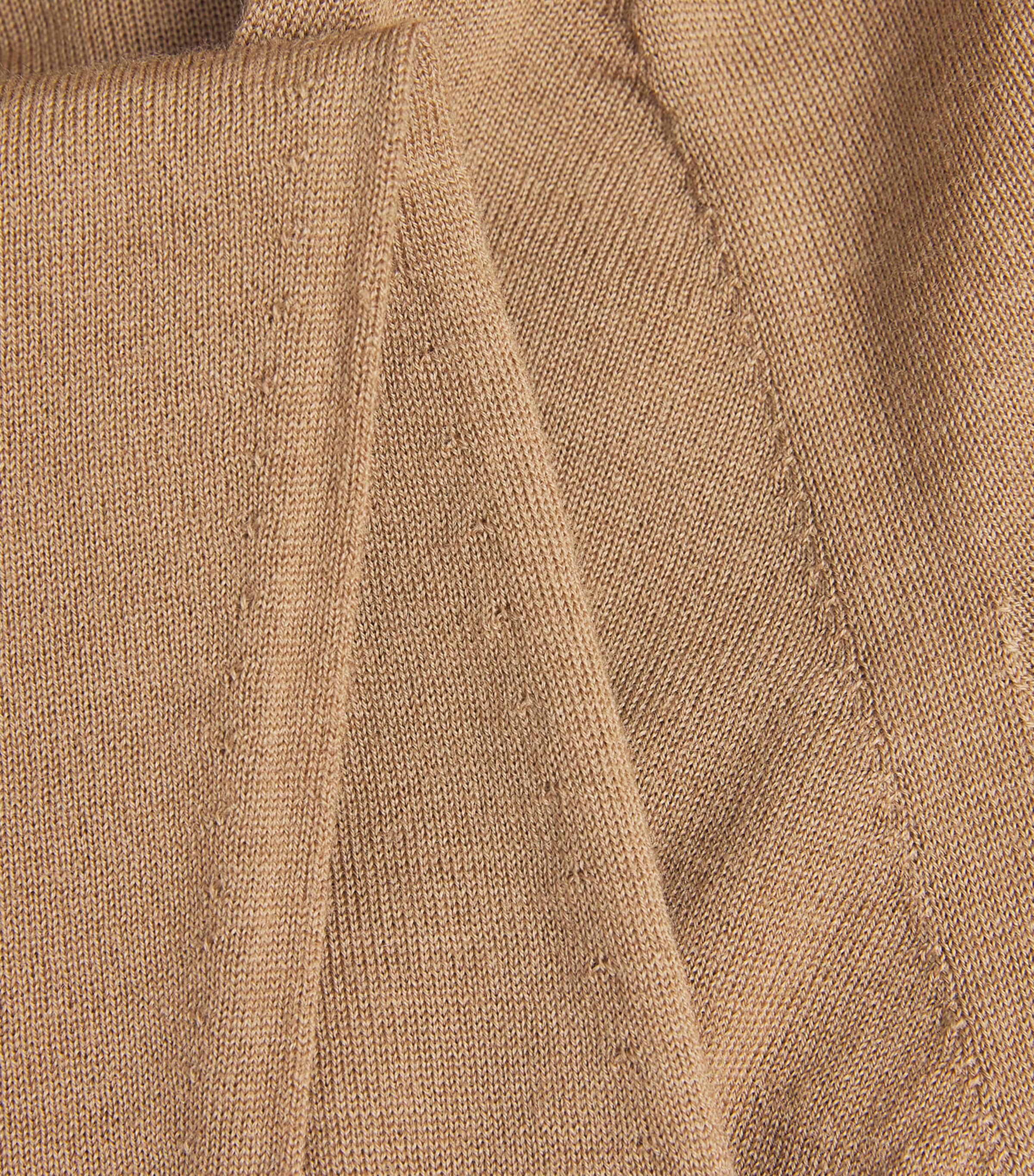 Virgin Wool Rollneck Sweater CAMEL Image 5