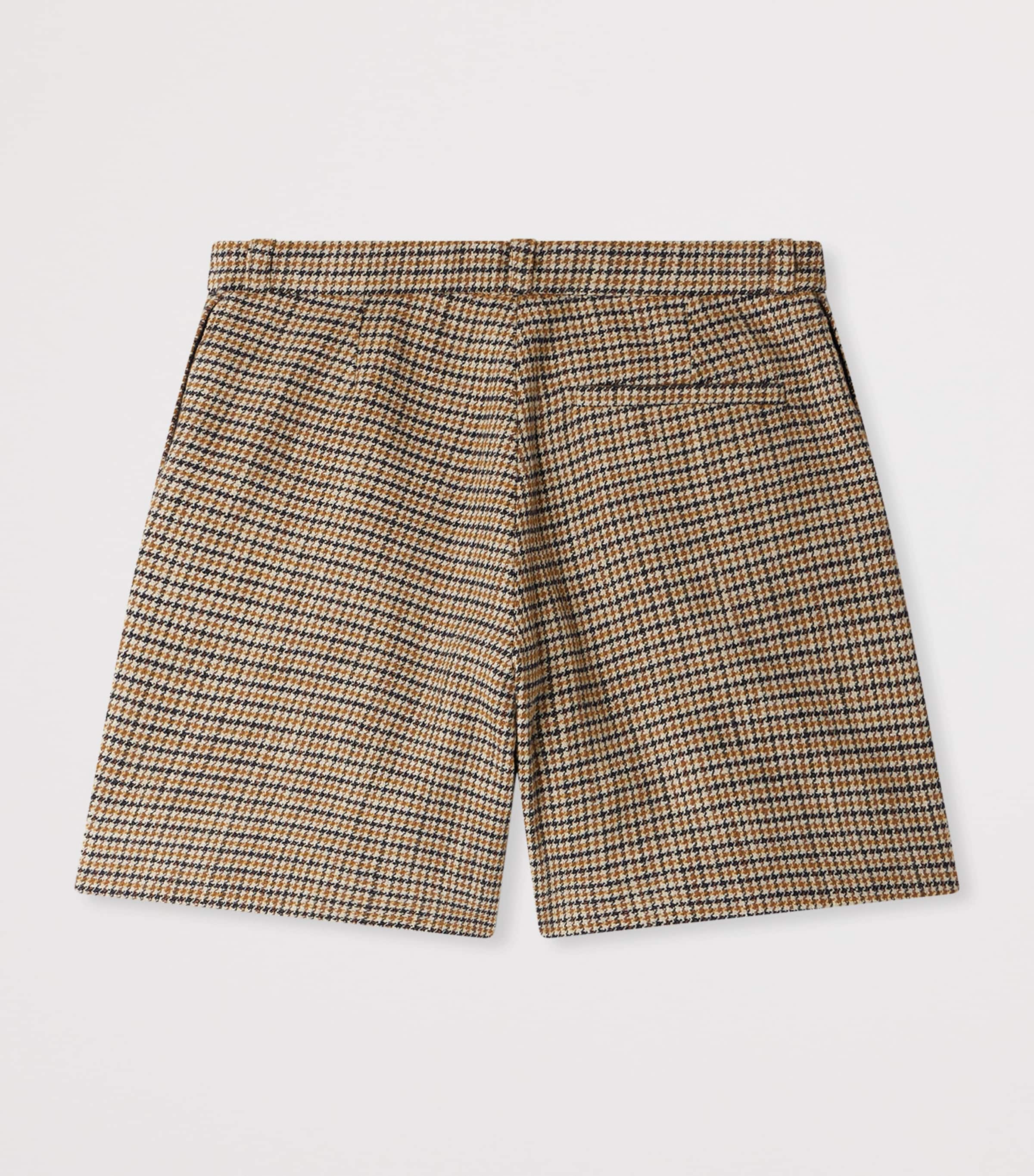 Cotton-Blend Plaid Flannel Shorts (4-8 Years) CA OCRE Image 2