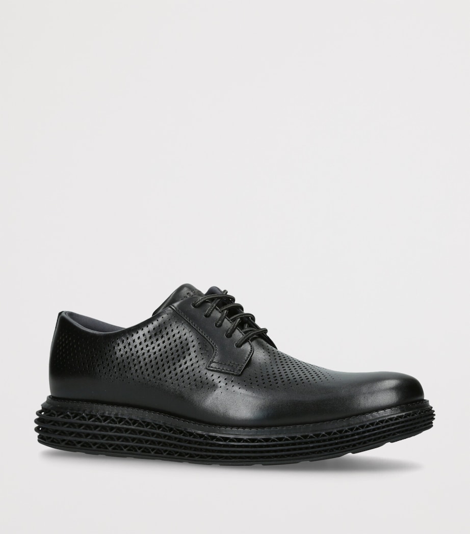 Leather ØriginalGrand Skyweave Oxford Sneakers BLACK Image 3