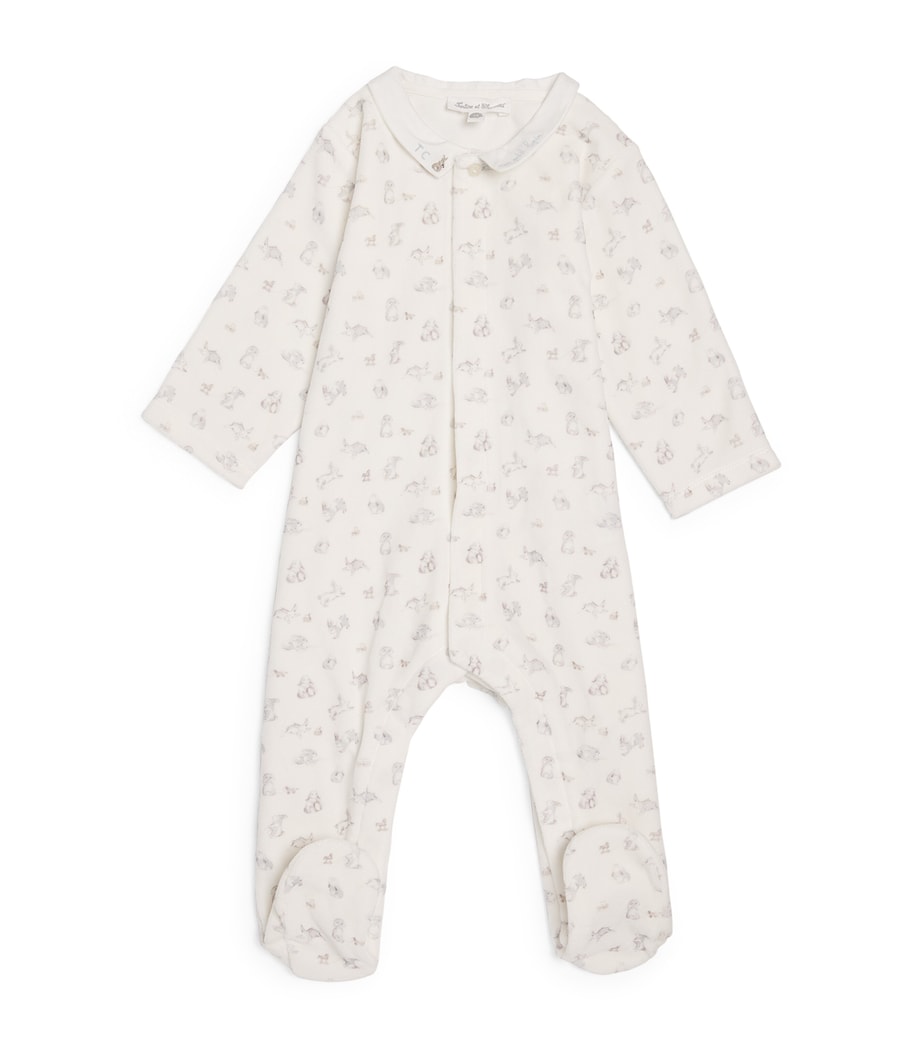 Cotton-Blend Rabbit All-In-One (0-24 Months) 13NACRE Image 1