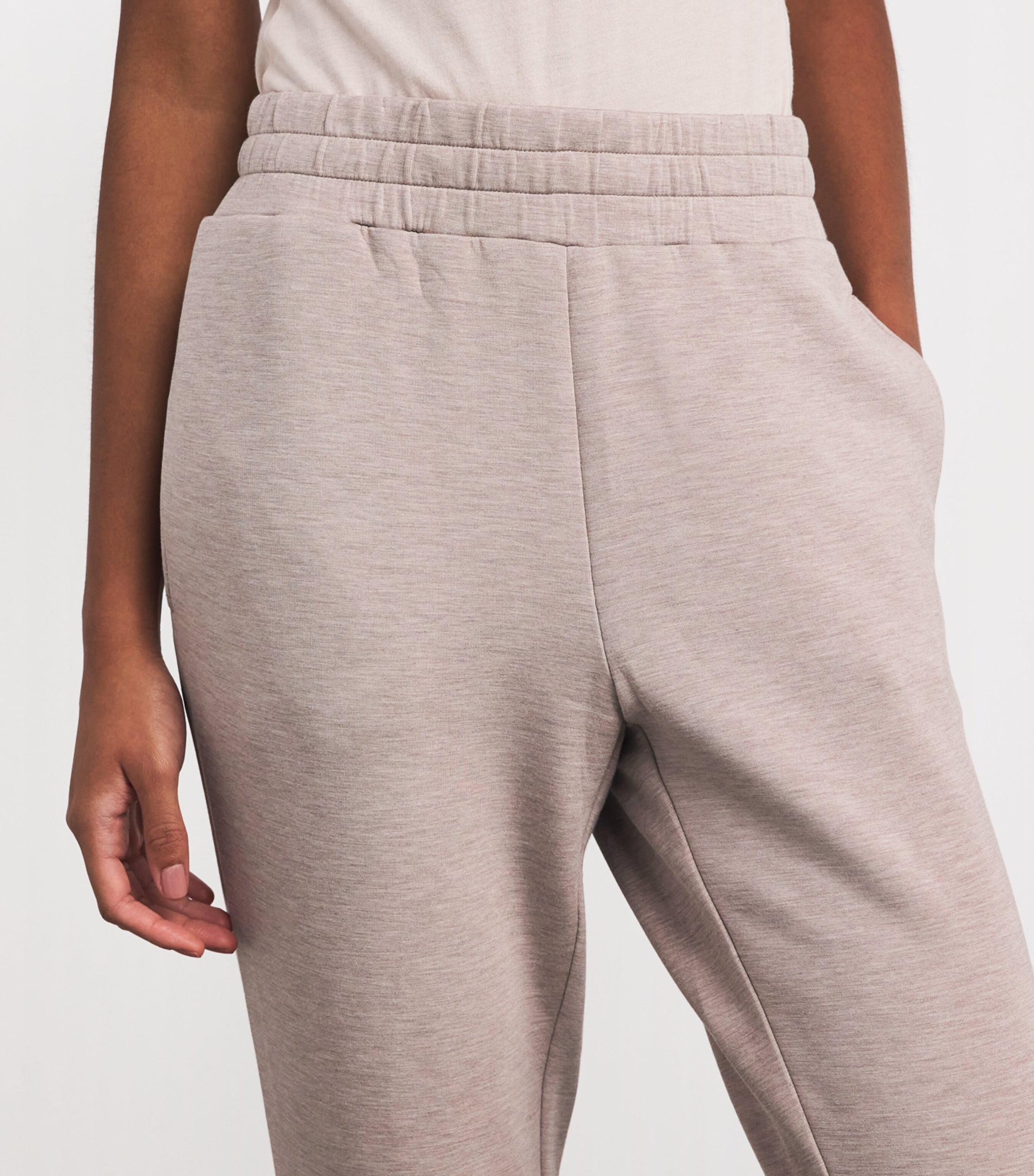 The Slim Cuff Sweatpants TAUPE MARL Image 6