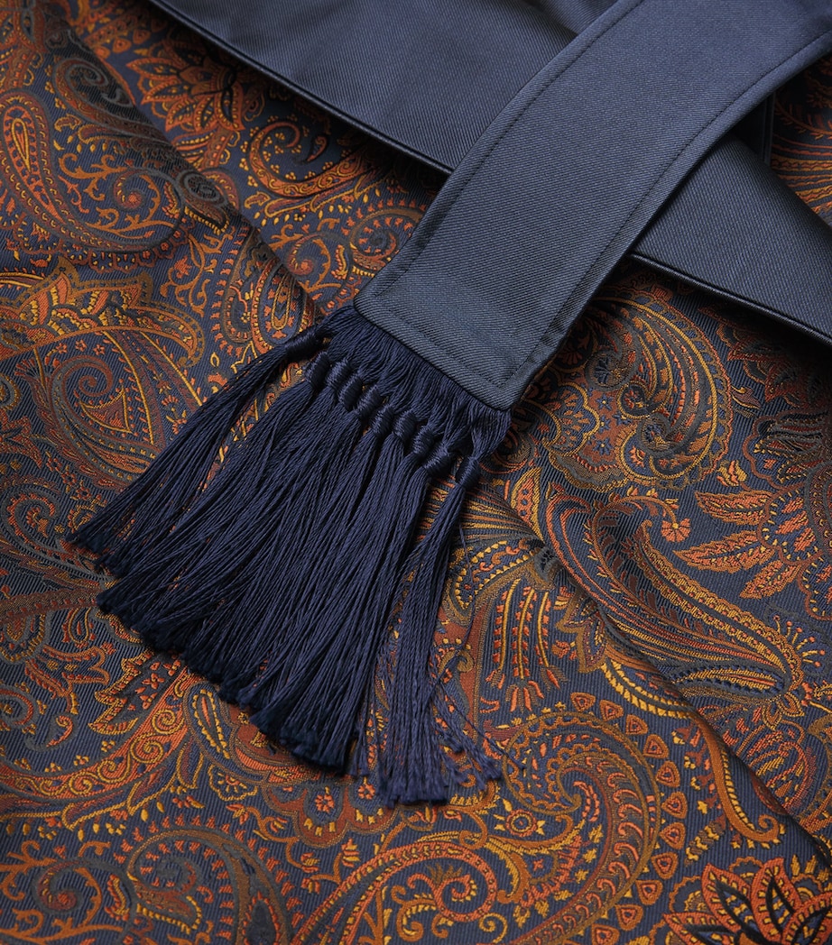 Silk Jacquard Veronia Robe 073NAV Image 5