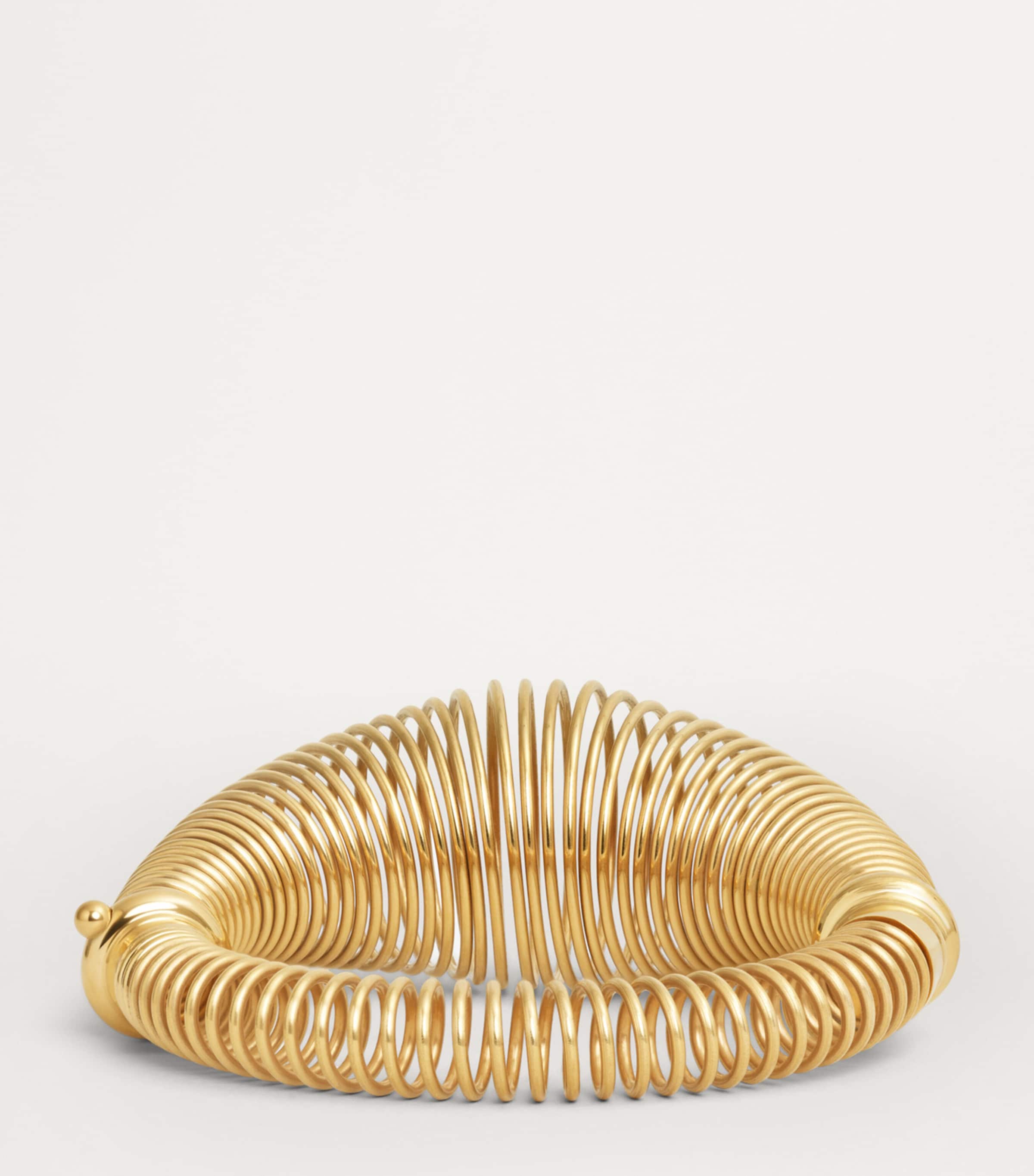 Alaïa Gold-Tone Spiral Bracelet Or Image 2