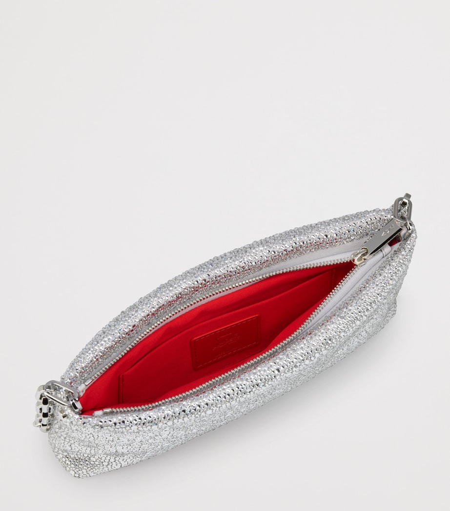 Christian Louboutin Maykimay Chain Pouch Suede Clutch Bag Image 4