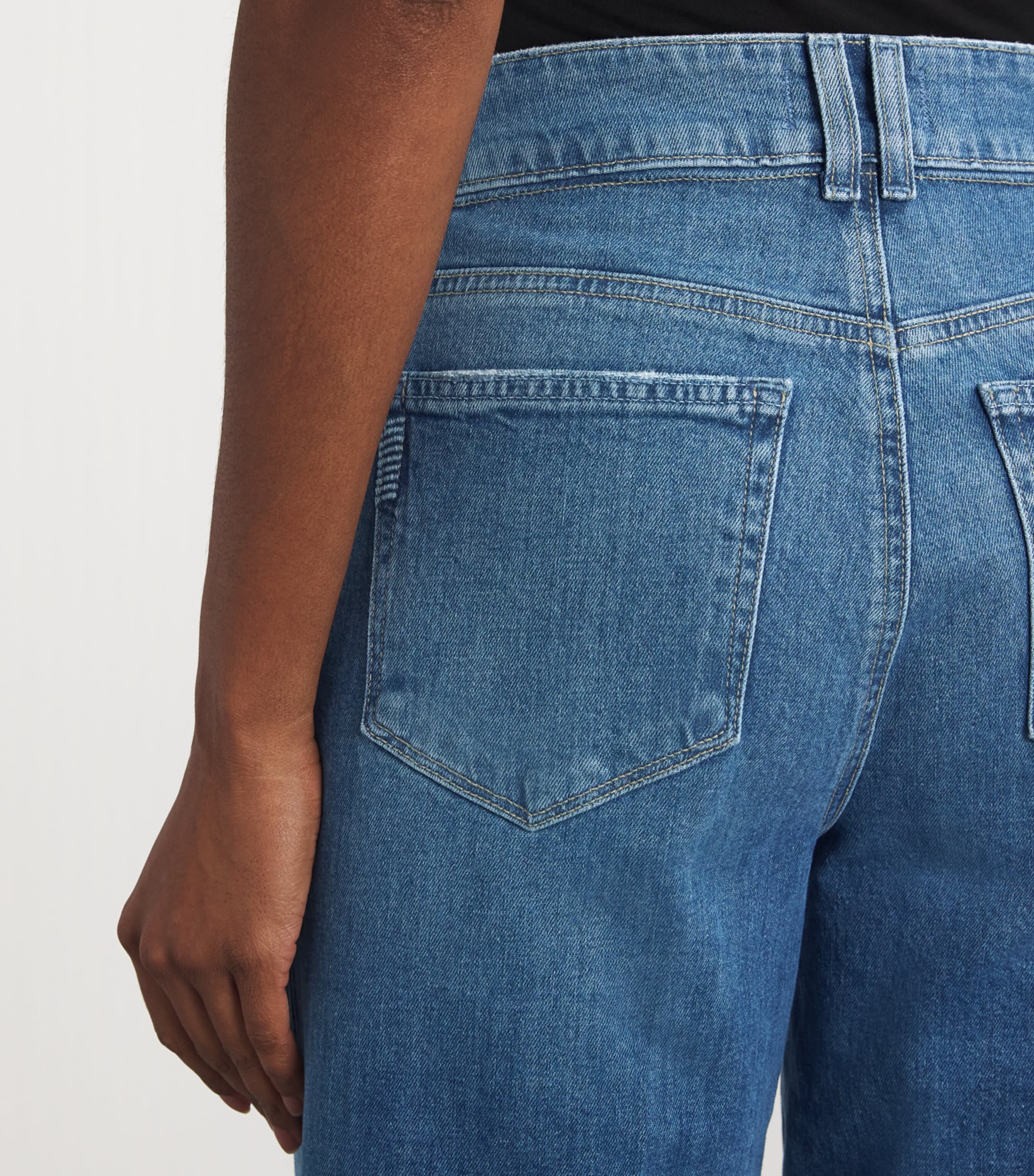 Sasha Wide Jeans  STEFANIA DISTRSSD Image 6