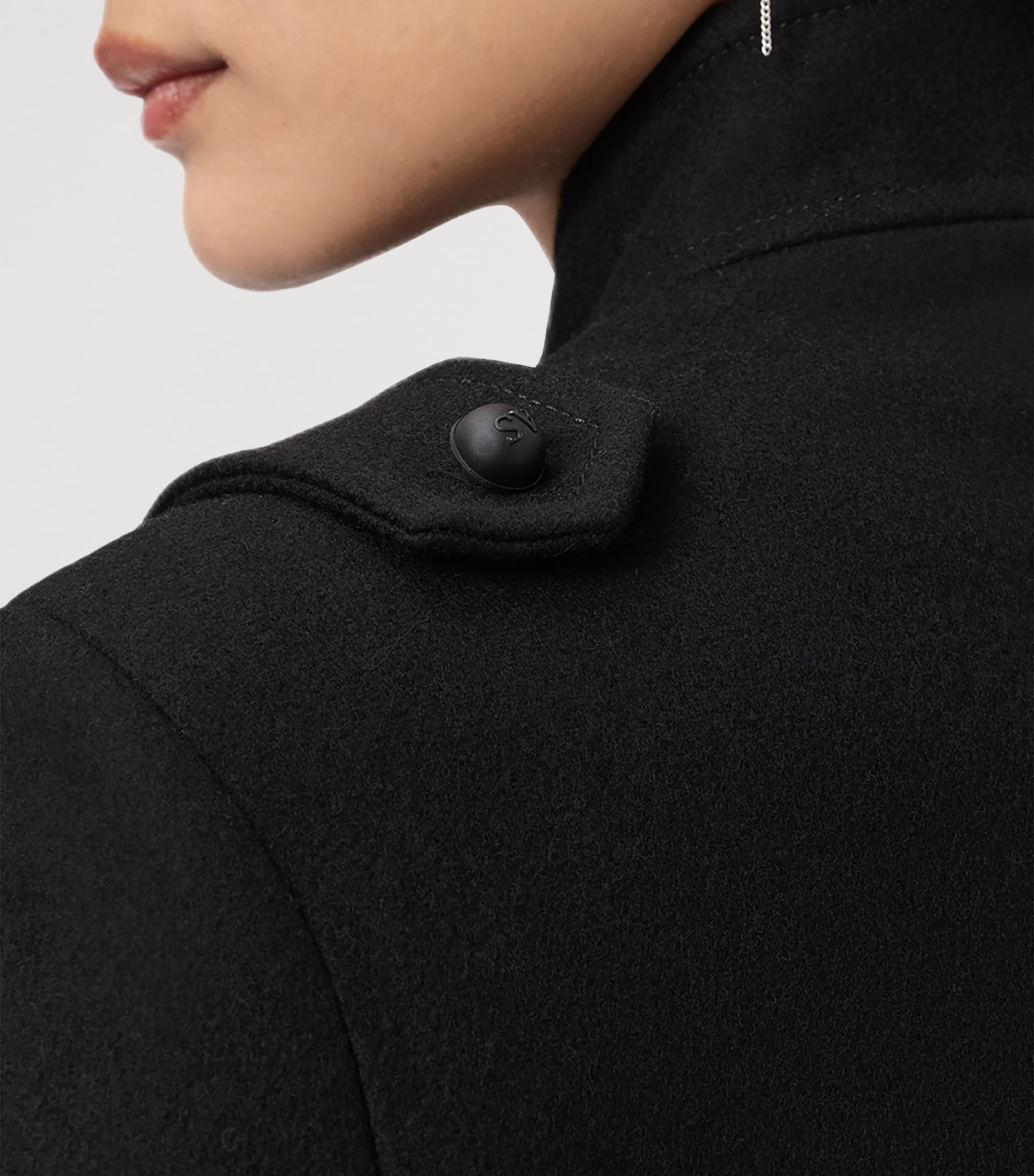 Wool-Blend Rummy Jacket BLACK Image 5