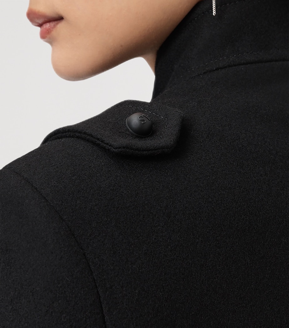 Wool-Blend Rummy Jacket BLACK Image 5