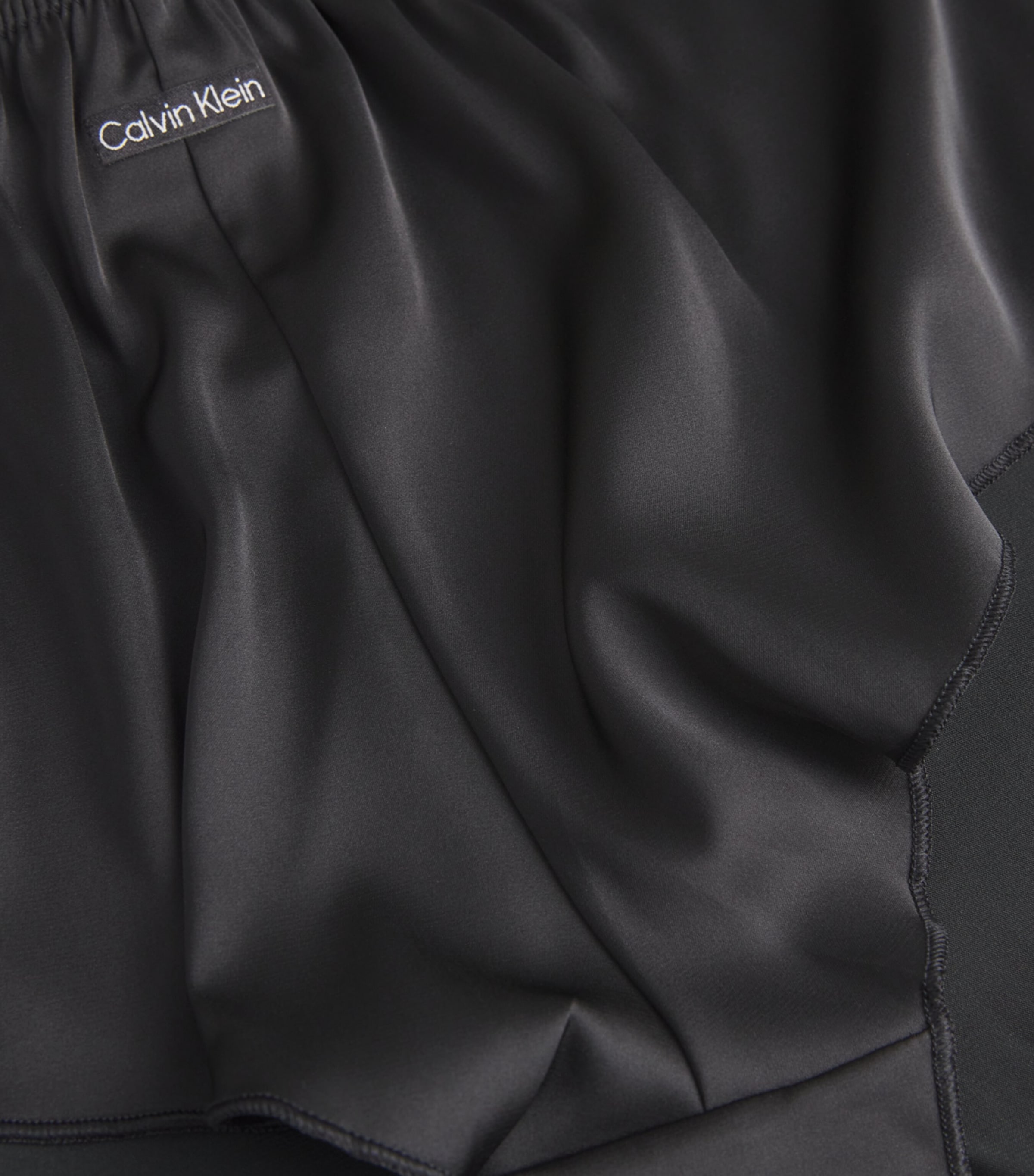 Satin Signature Boyshorts BLACK Image 4