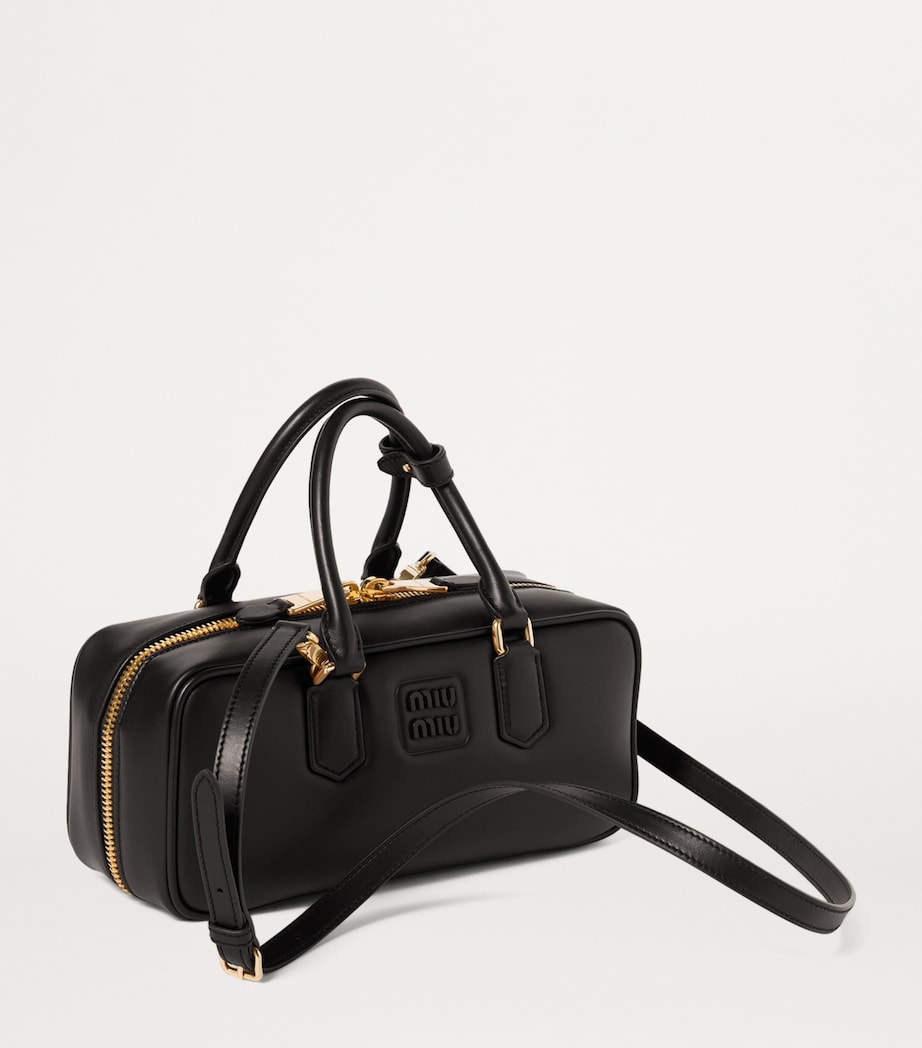 Leather Arcadie Top-Handle Bag F0002 Image 2