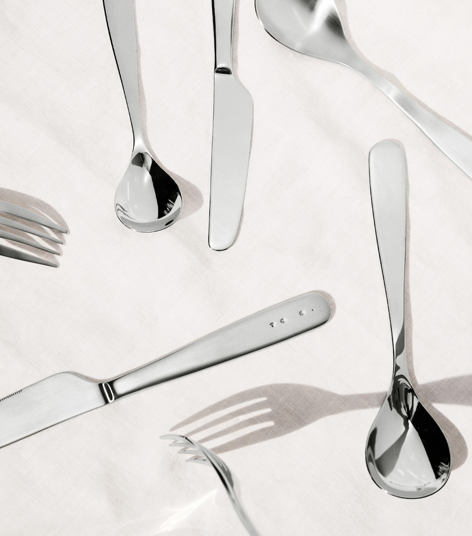 The Conran Shop Brushed Stainless Steel Altin 24-Piece Cutlery Set Brushed Steel Image 4