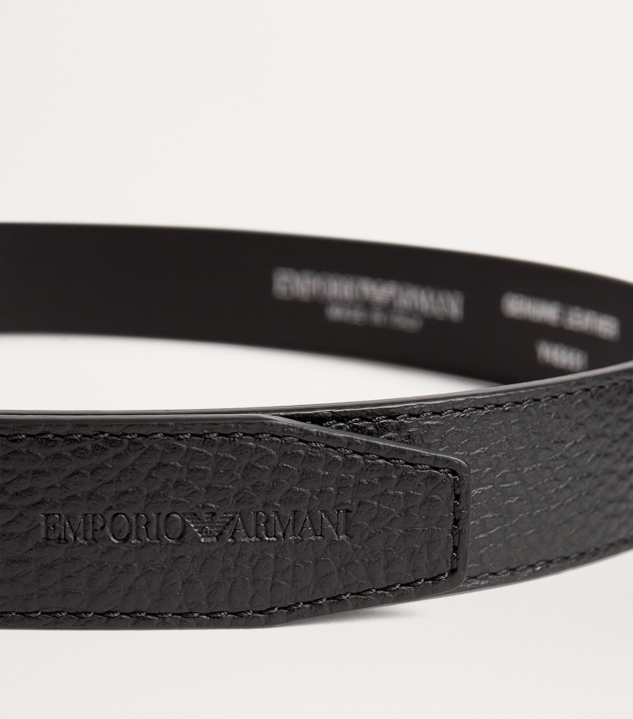 小物 00s EMPORIO ARMANI Leather Belt Amazon.com: [EMPORIO ARMANI] Emporio Armani Belt Width 1.4