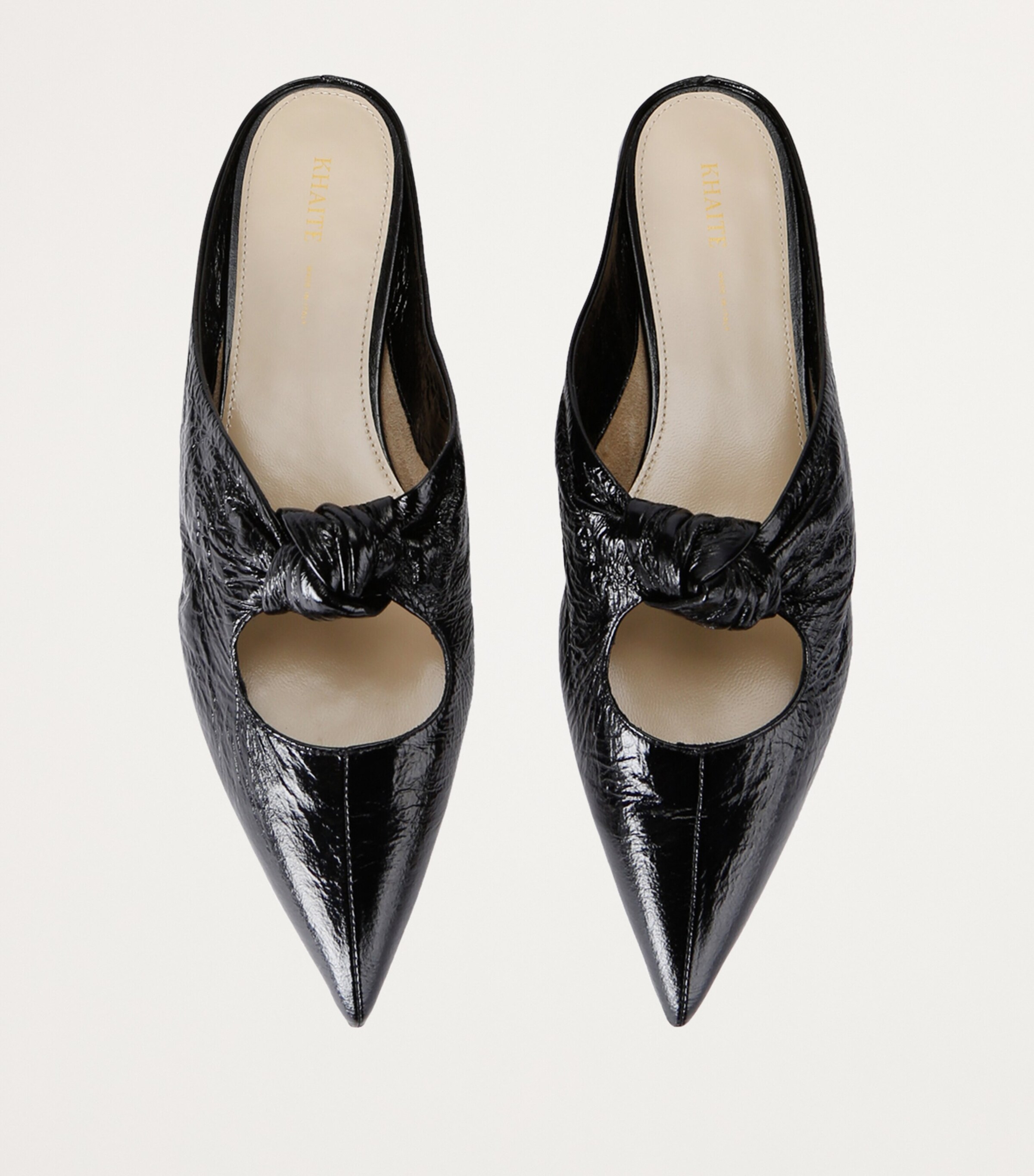 Khaite Calfskin Rowan Mules | Harrods US