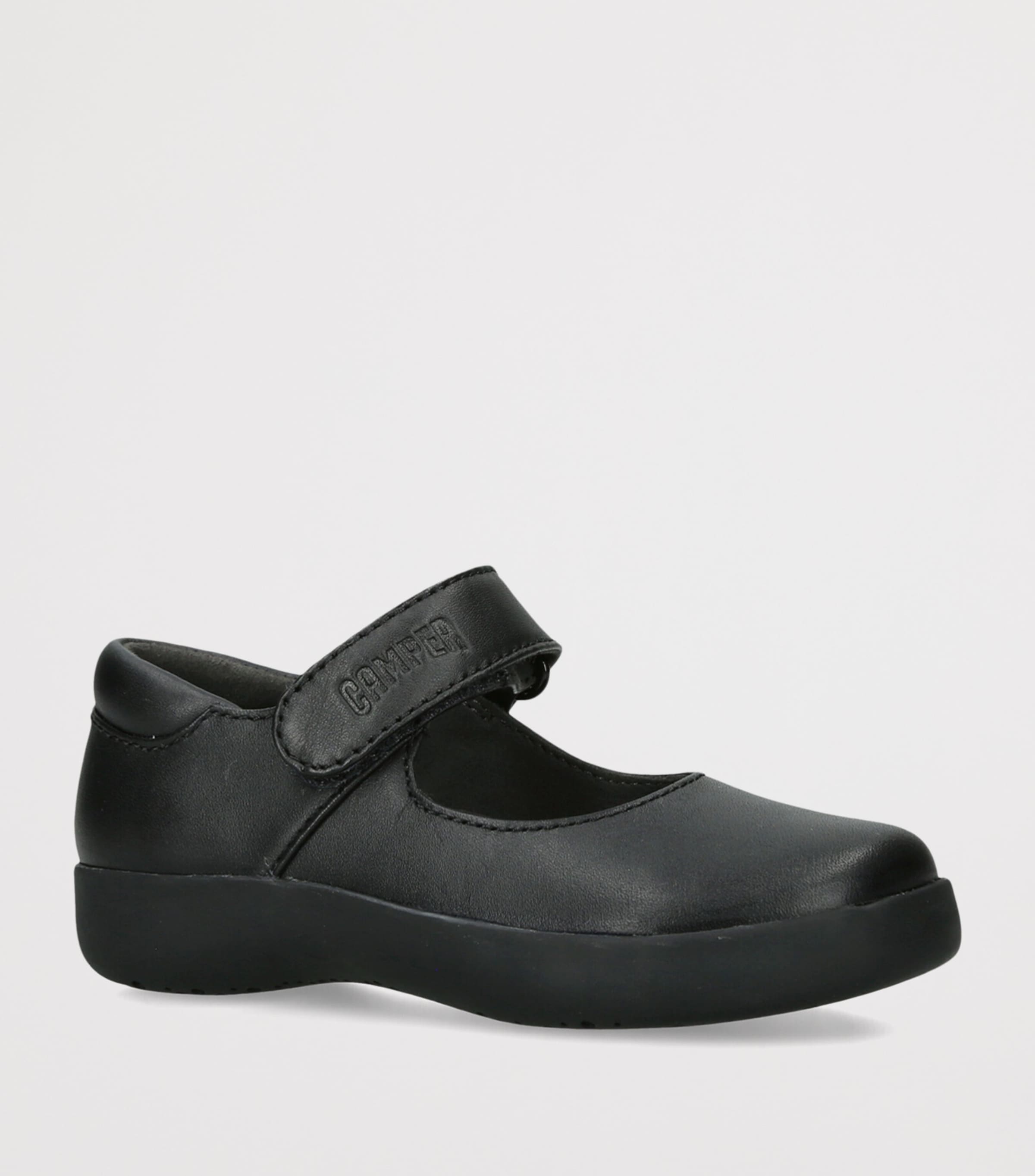 Camper Leather Spiral Comet Mary Janes Black Image 2
