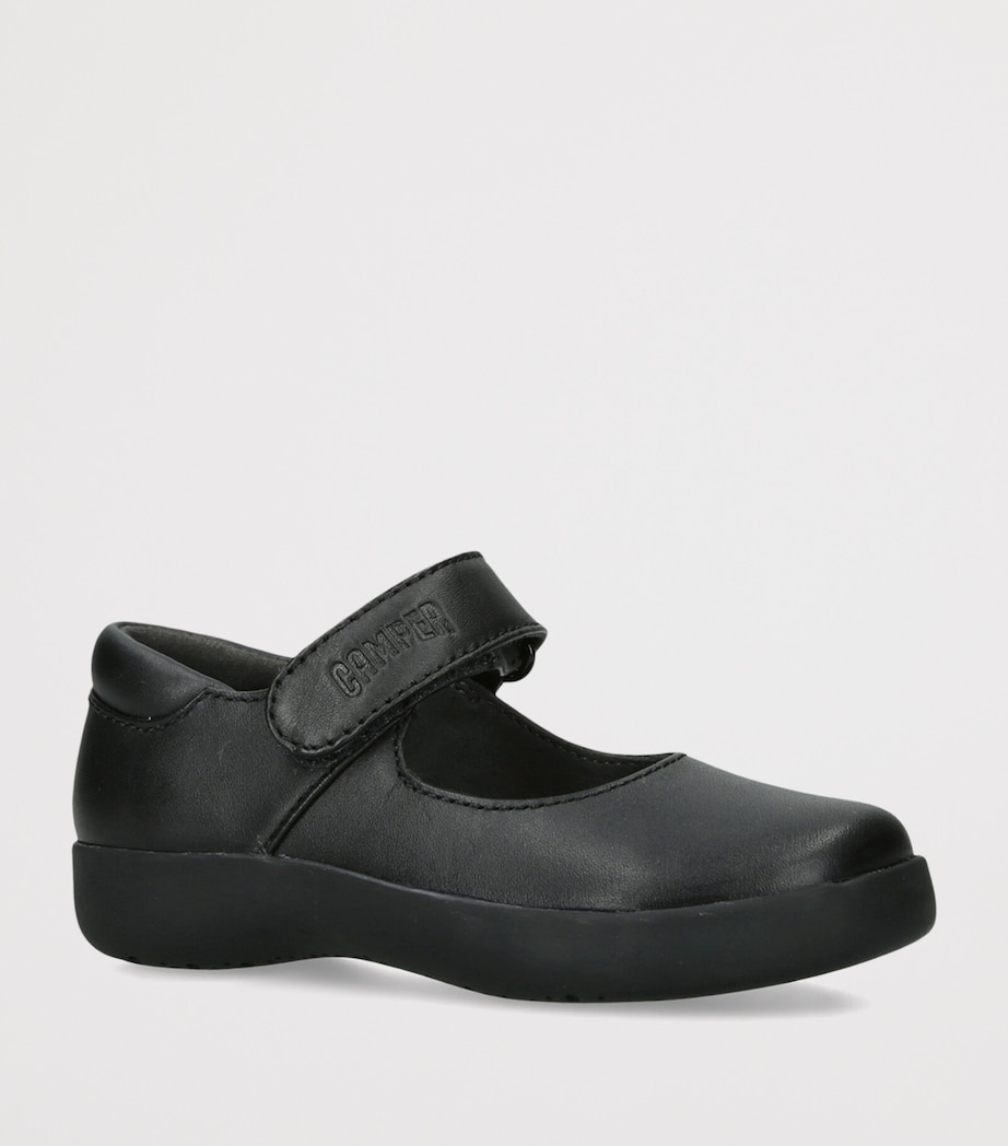Camper Leather Spiral Comet Mary Janes Black Image 2