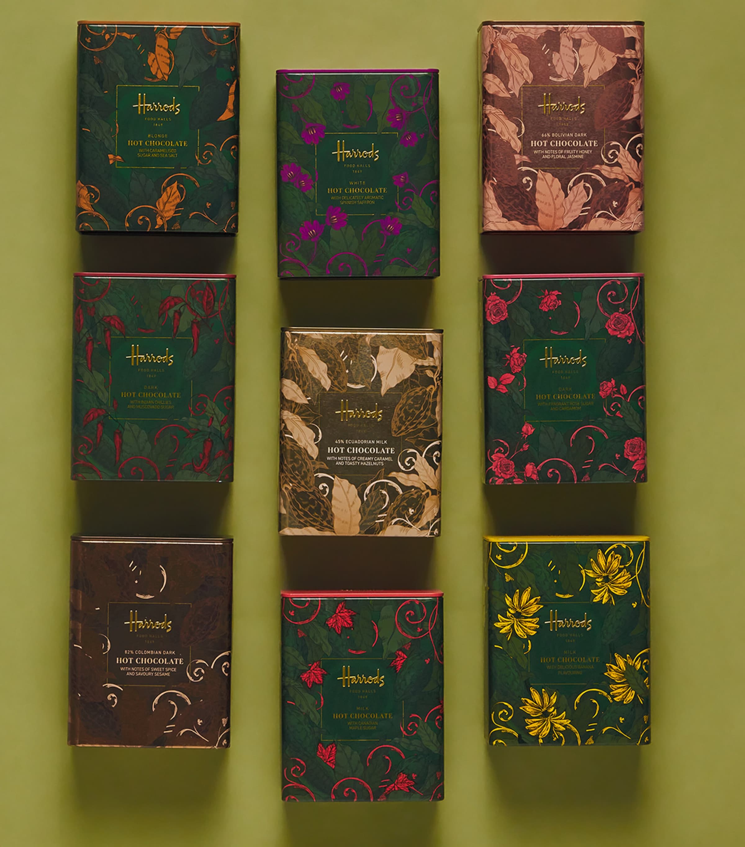 Harrods White Hot Chocolate with Saffron (250g) | Harrods US