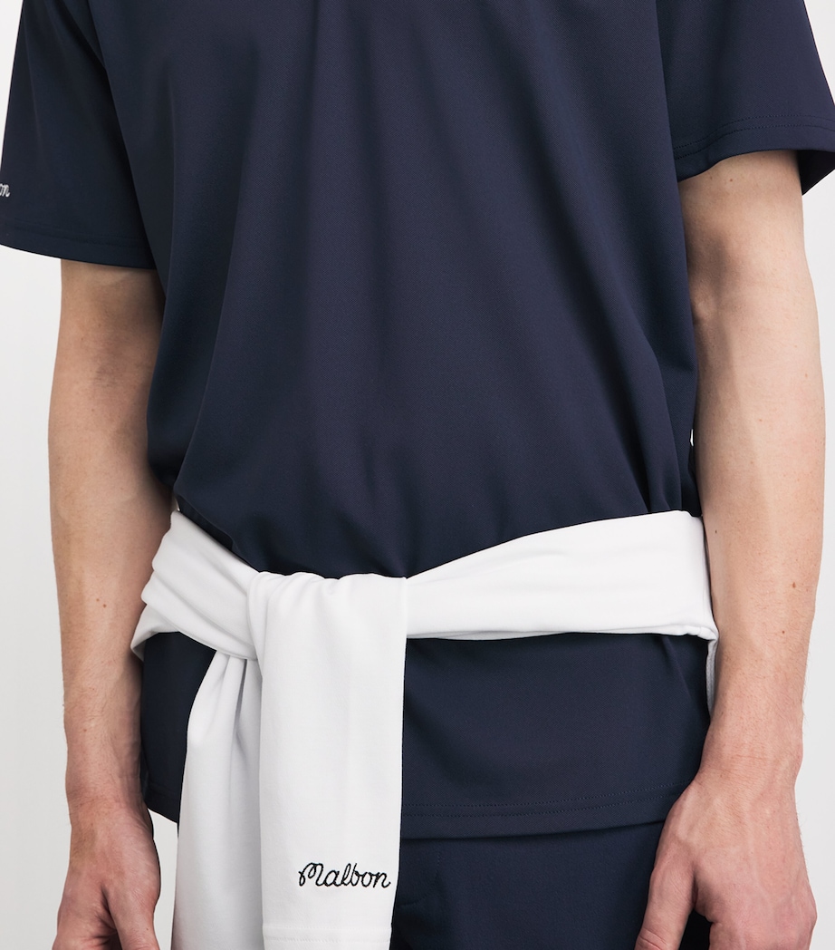 Malbon Mens Fairway Baldwin Polo Shirt Navy Image 3