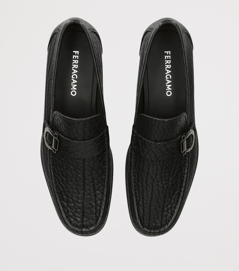 Leather Caspian Loafers BLACK Image 4