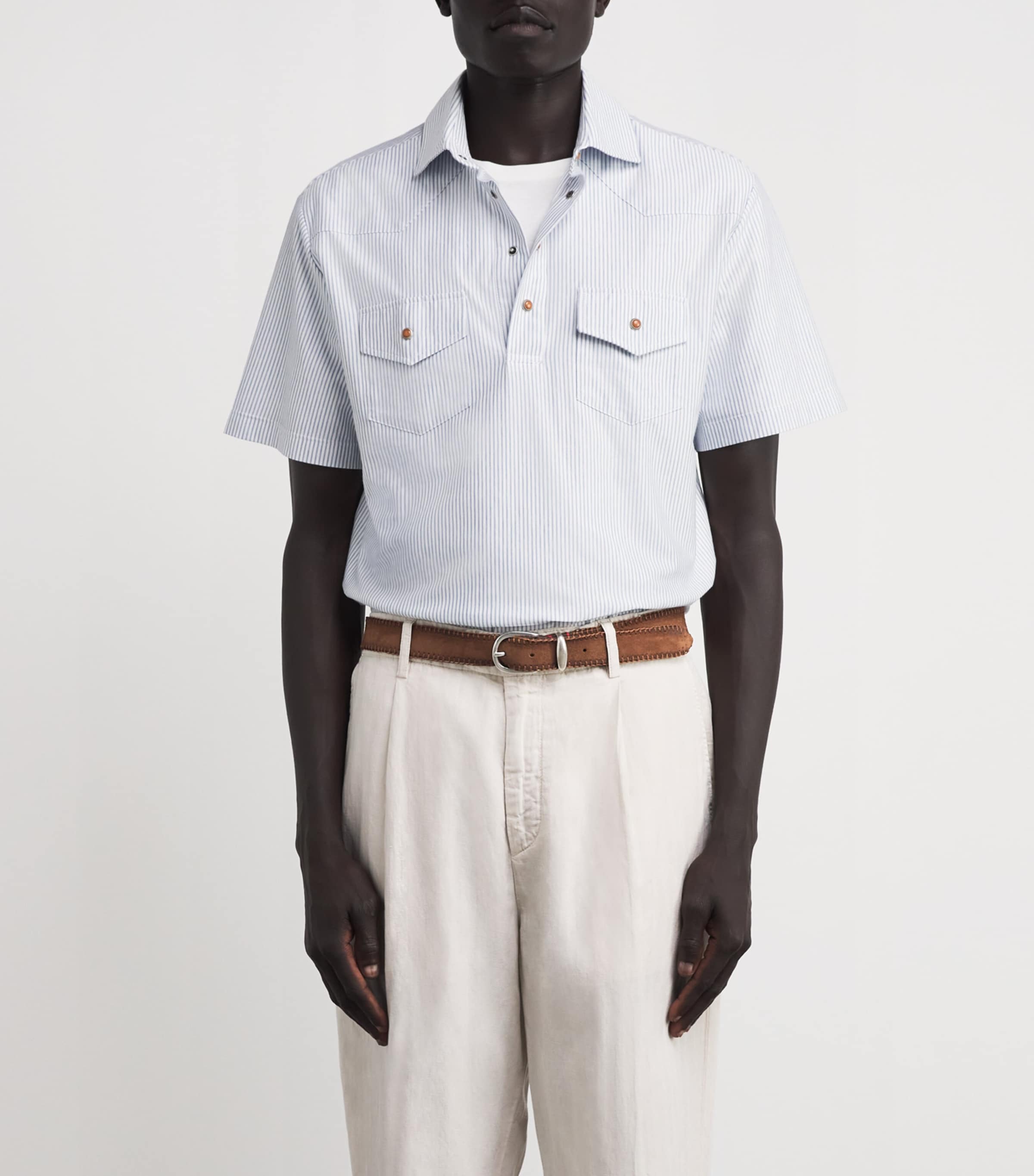 Crust Suede Leather Belt CAMMELLO Image 2