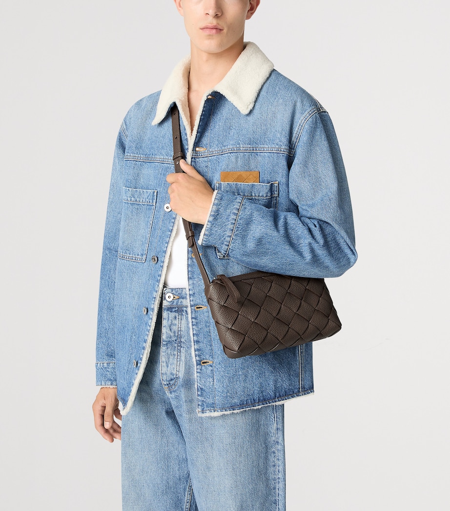 Small Leather Diago Messenger Bag 2116 Image 2