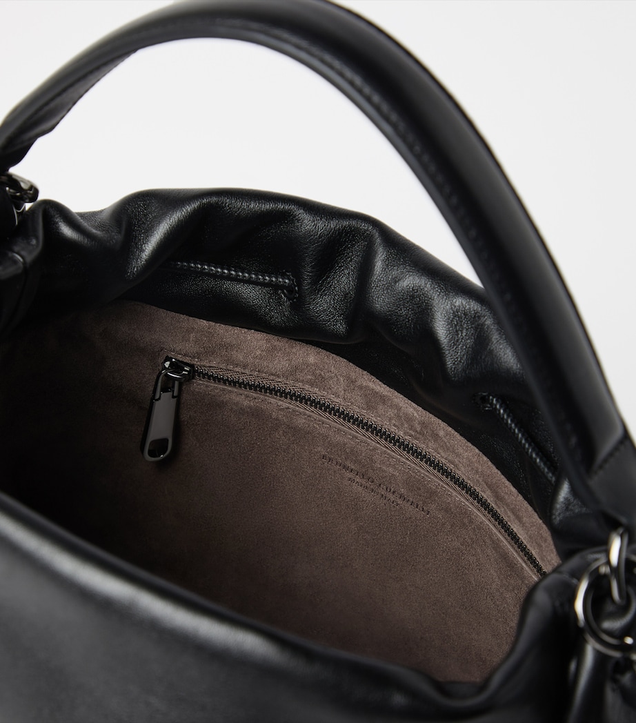 Medium Leather Mellow Bucket Bag C101 Image 5