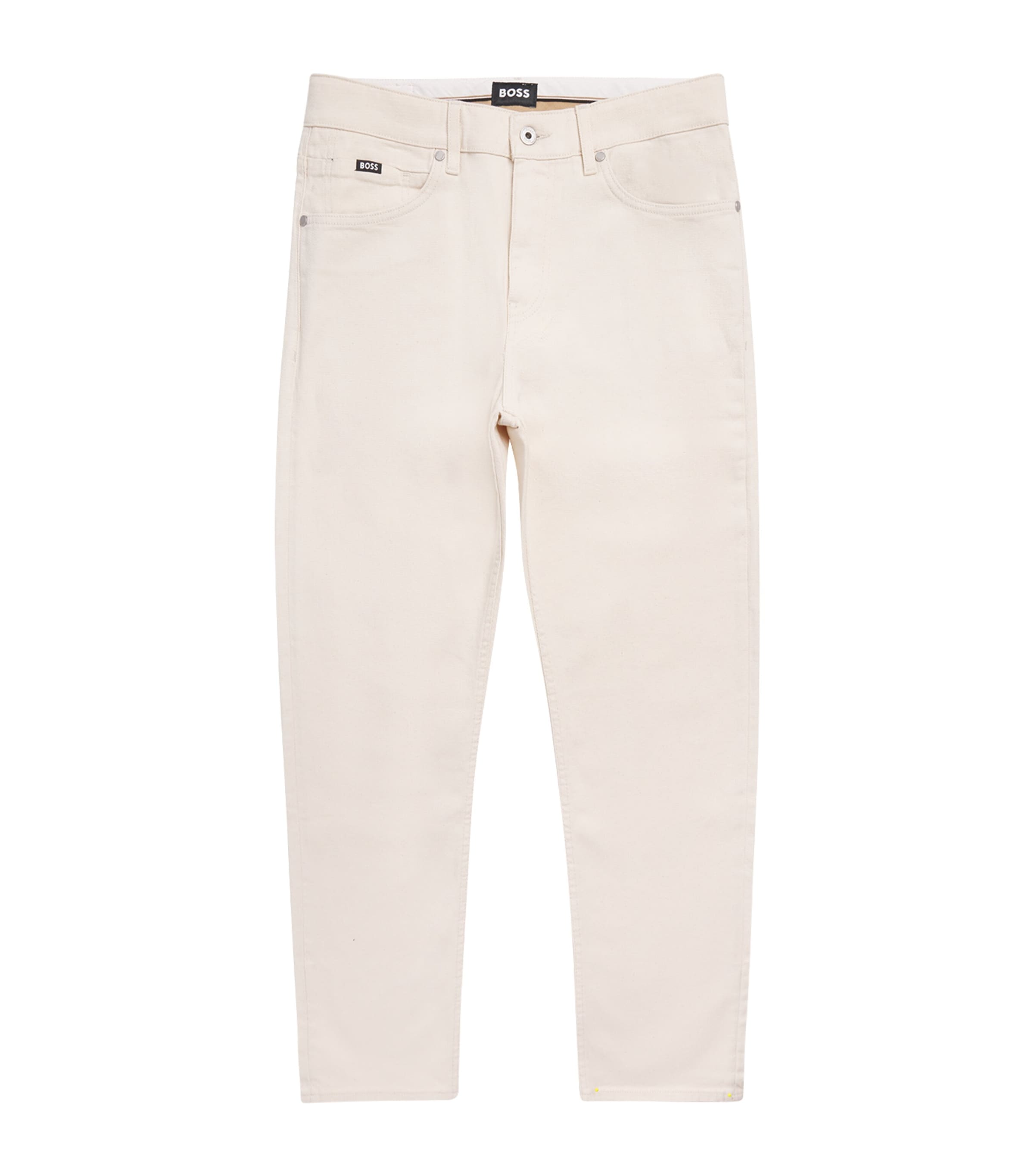 BOSS Mens Slim-Fit Jeans Open White Image 1