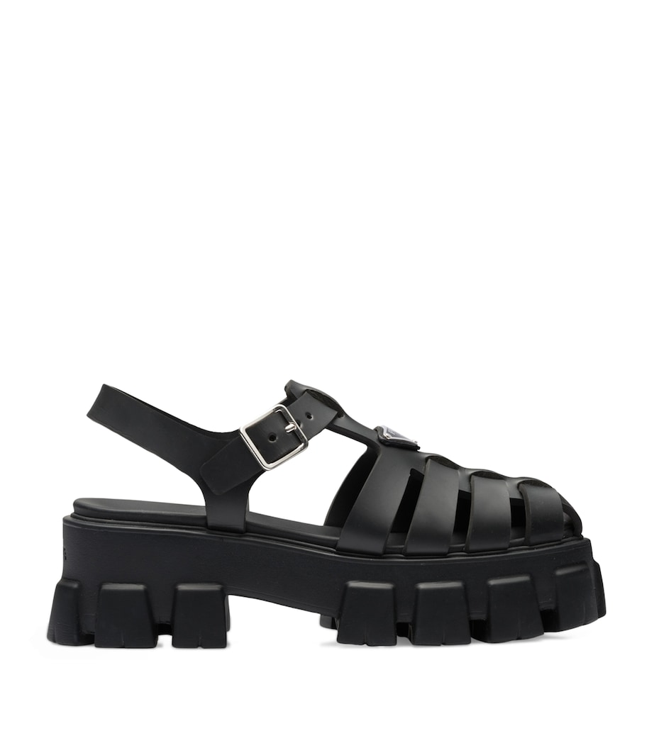 Leather Monolith Platform Sandals 35 F0002 Image 1