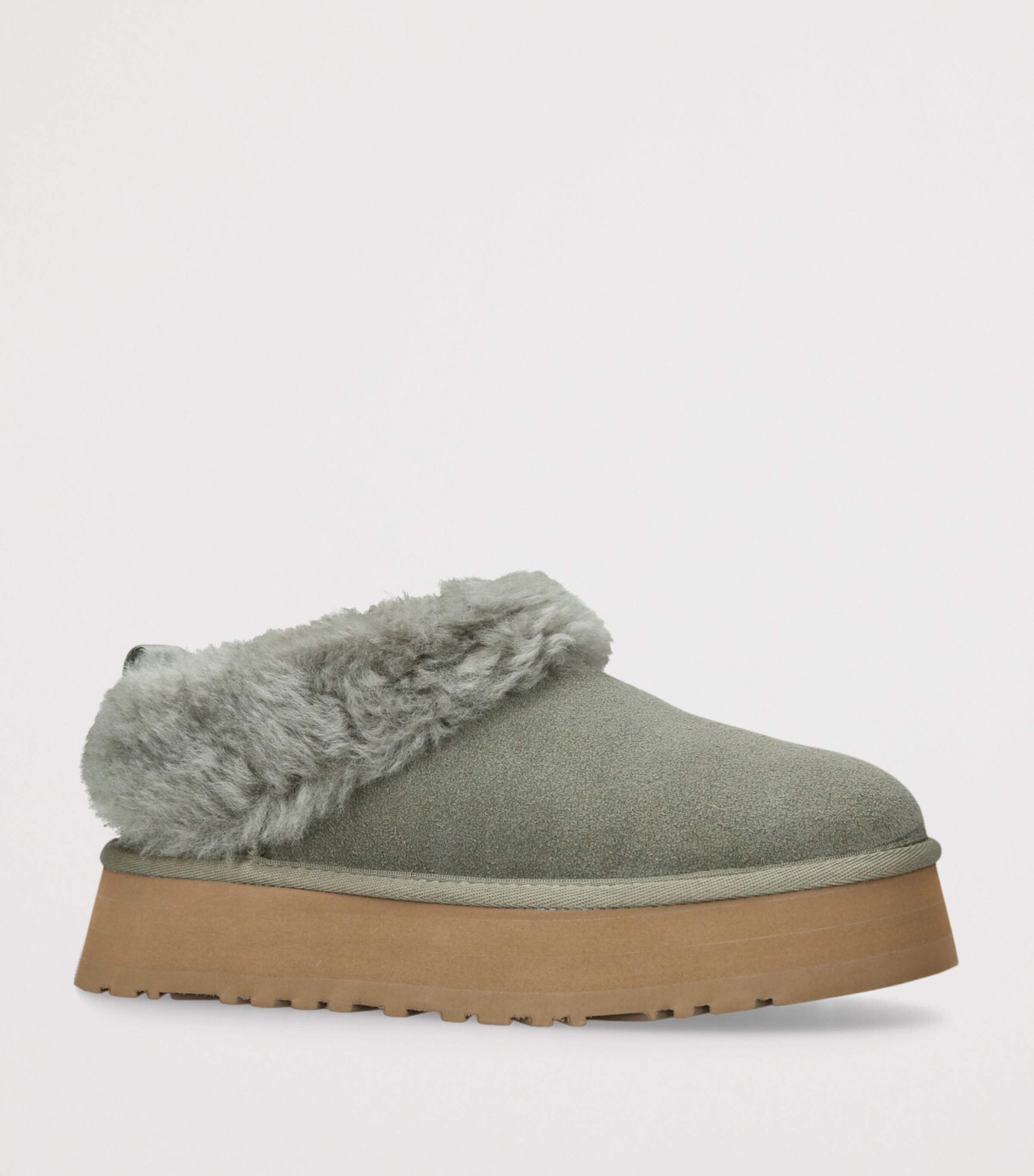UGG Suede Tazzelle Slippers Khaki Image 3