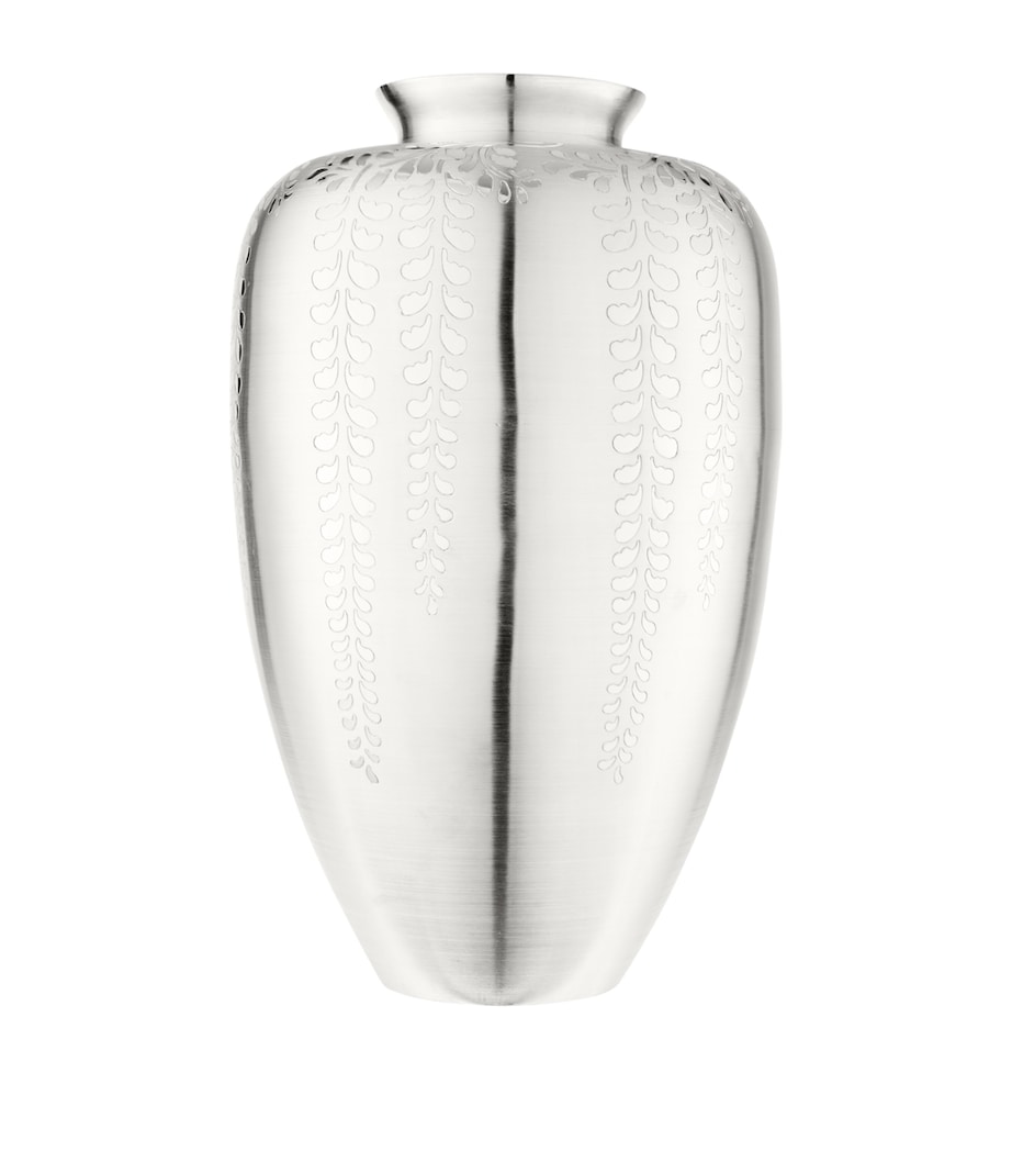 Christofle Haute Orfèvrerie Chute De Glycines Silver Vase (82cm) Silver Image 1