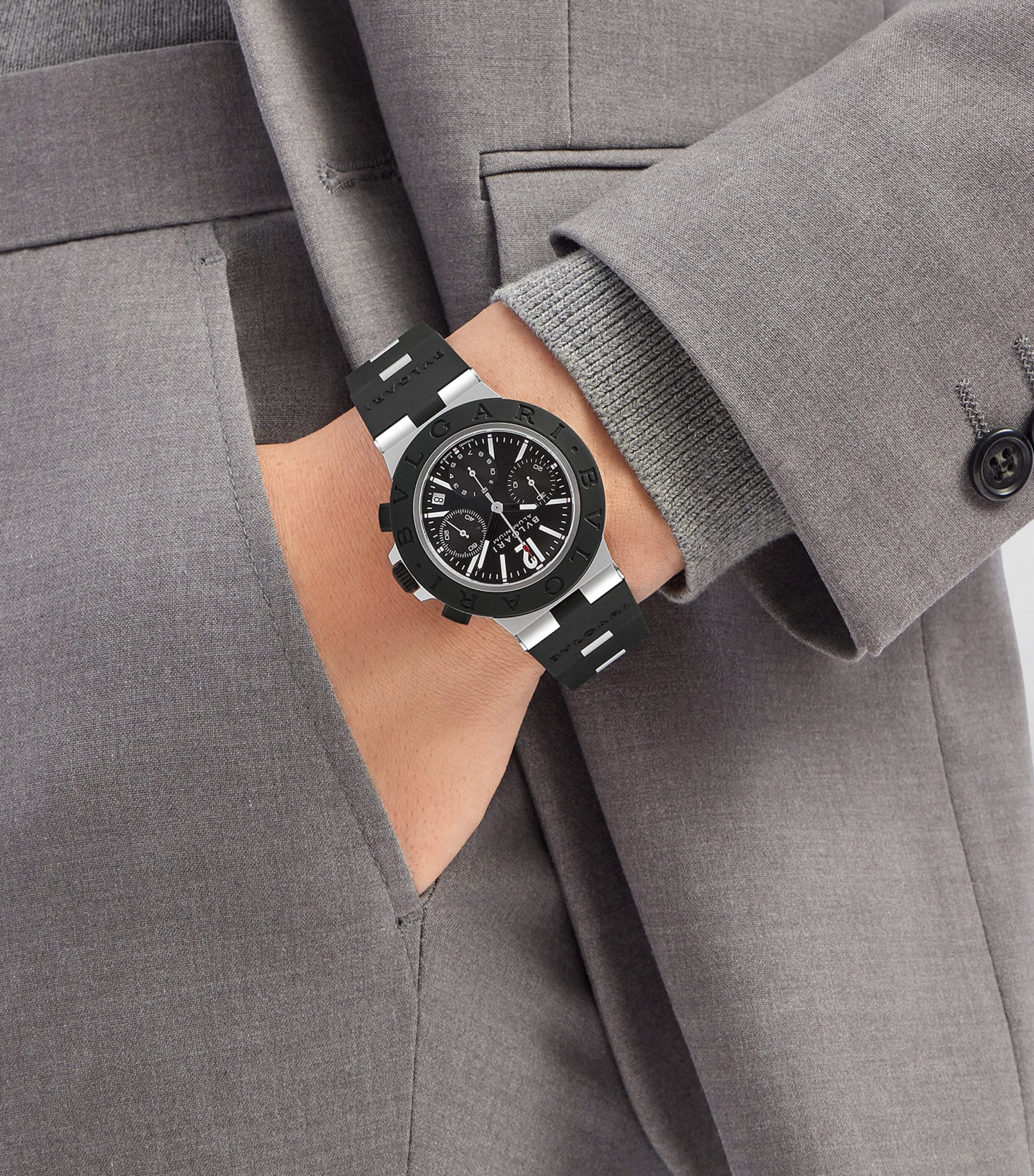 Aluminium Titanium Watch 41mm BLACK Image 2