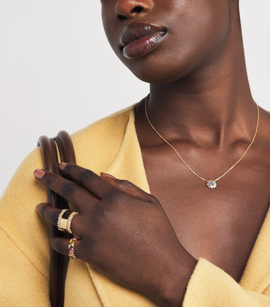 Yellow Gold and Mixed Diamond Tech Ring Jackets (Size 7.5) 18K YG/WD Image 5