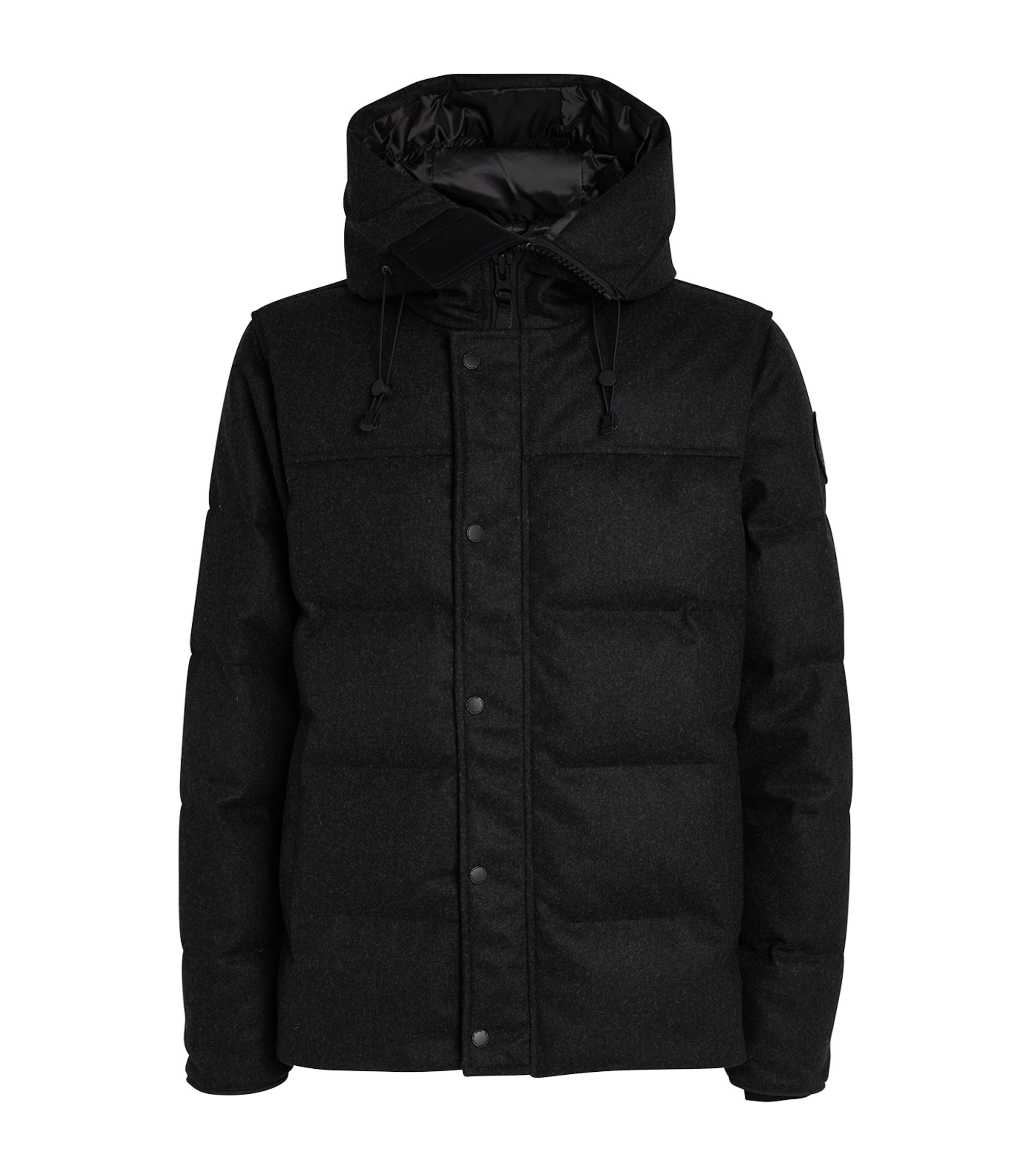 Canada Goose Lawrence Hooded Puffer Jacket In Black