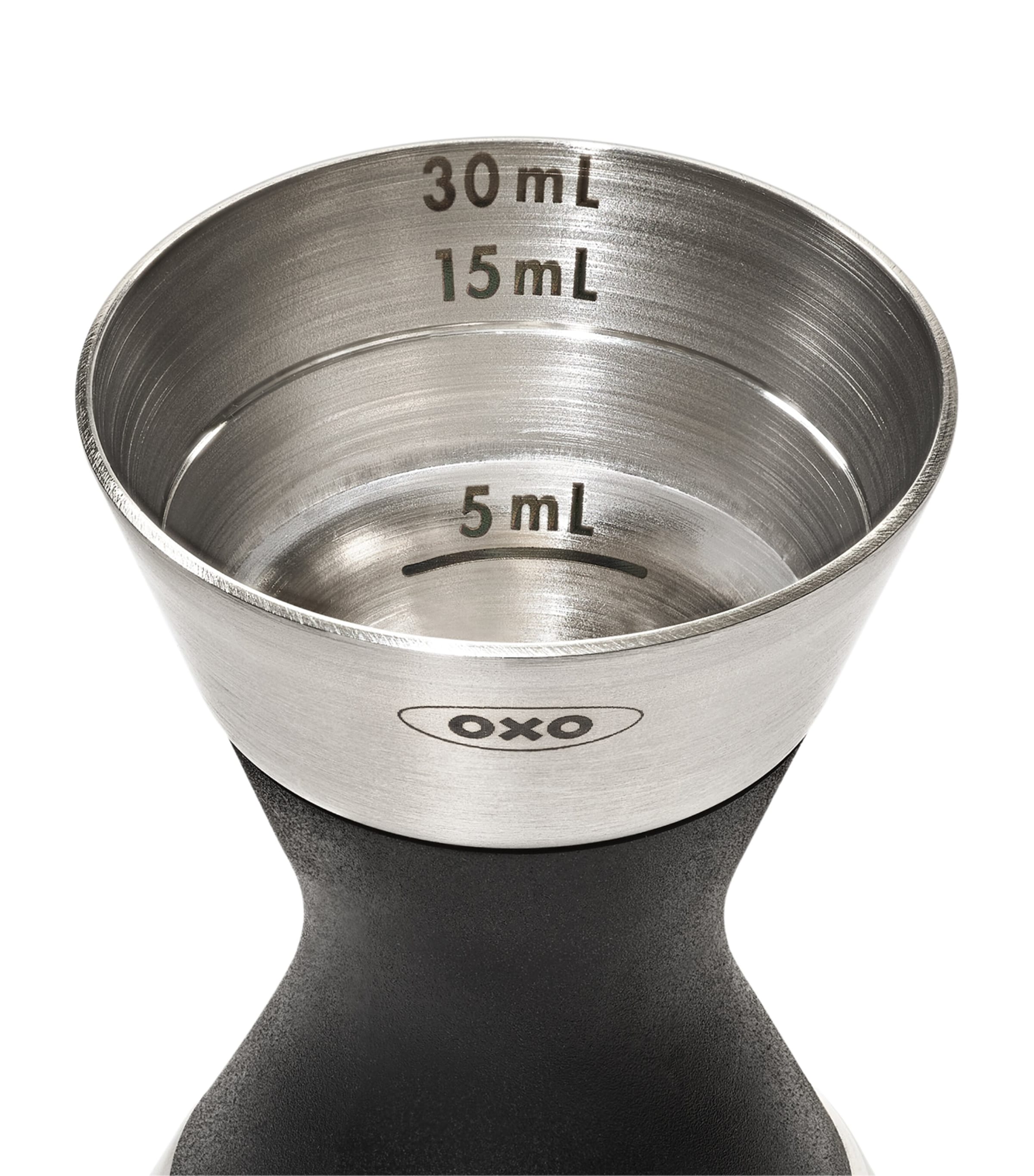 Steel Good Grips Double Jigger SILVER/BLACK Image 3