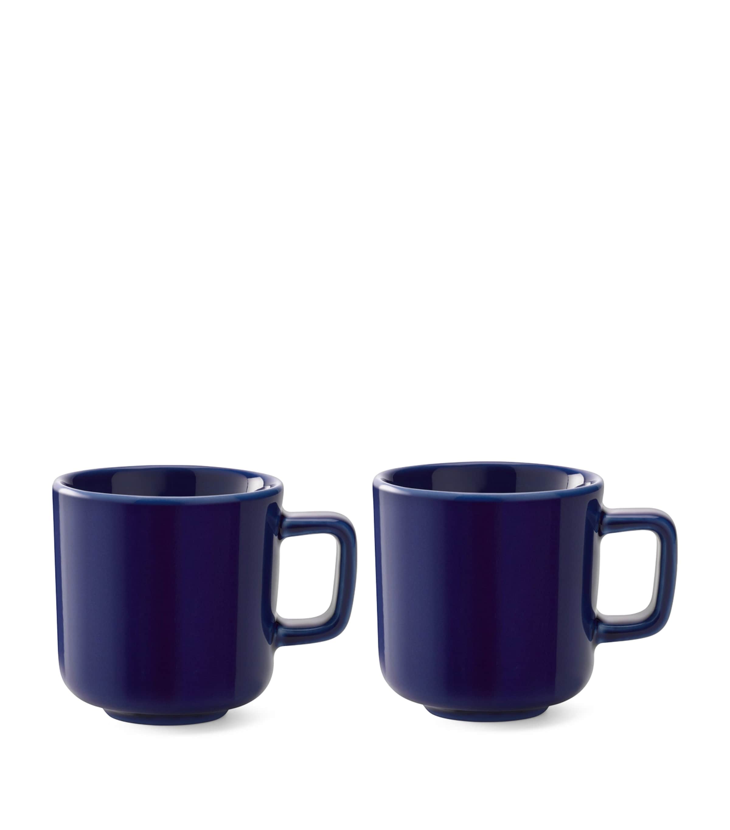 LSA International Set of 2 Porcelain Collective Espresso Cups (75ml) | Dining | Tableware | Tea Cups & Saucers | Mugs | Designers | LSA International