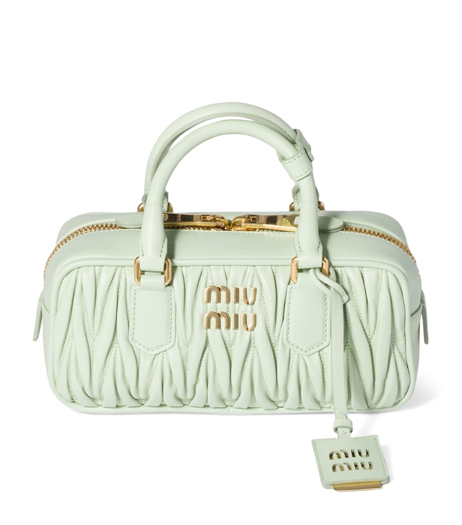 Nappa Leather Matelassé Arcadie Top-Handle Bag F0934 Image 1