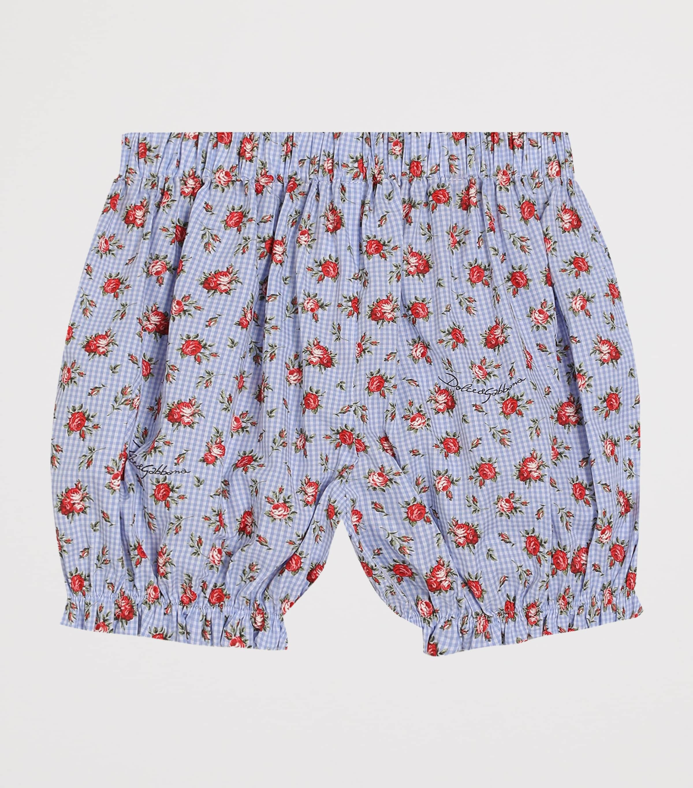 Dolce&Gabbana Kids Rose Print Shorts (3-30 Months) Rose Image 2
