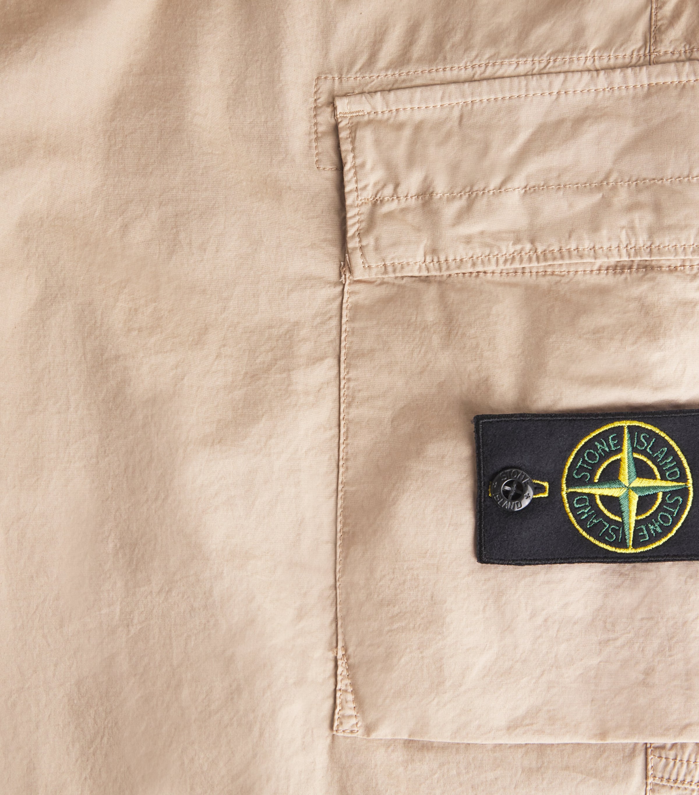 Stretch-Cotton Cargo Trousers V009A Image 5