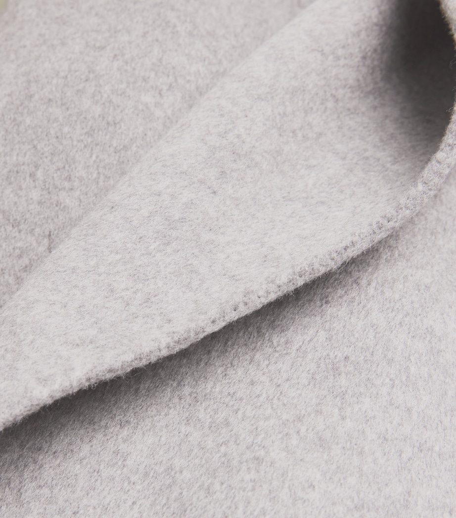 Virgin Wool-Cashmere Coat LIGHT GREY Image 5
